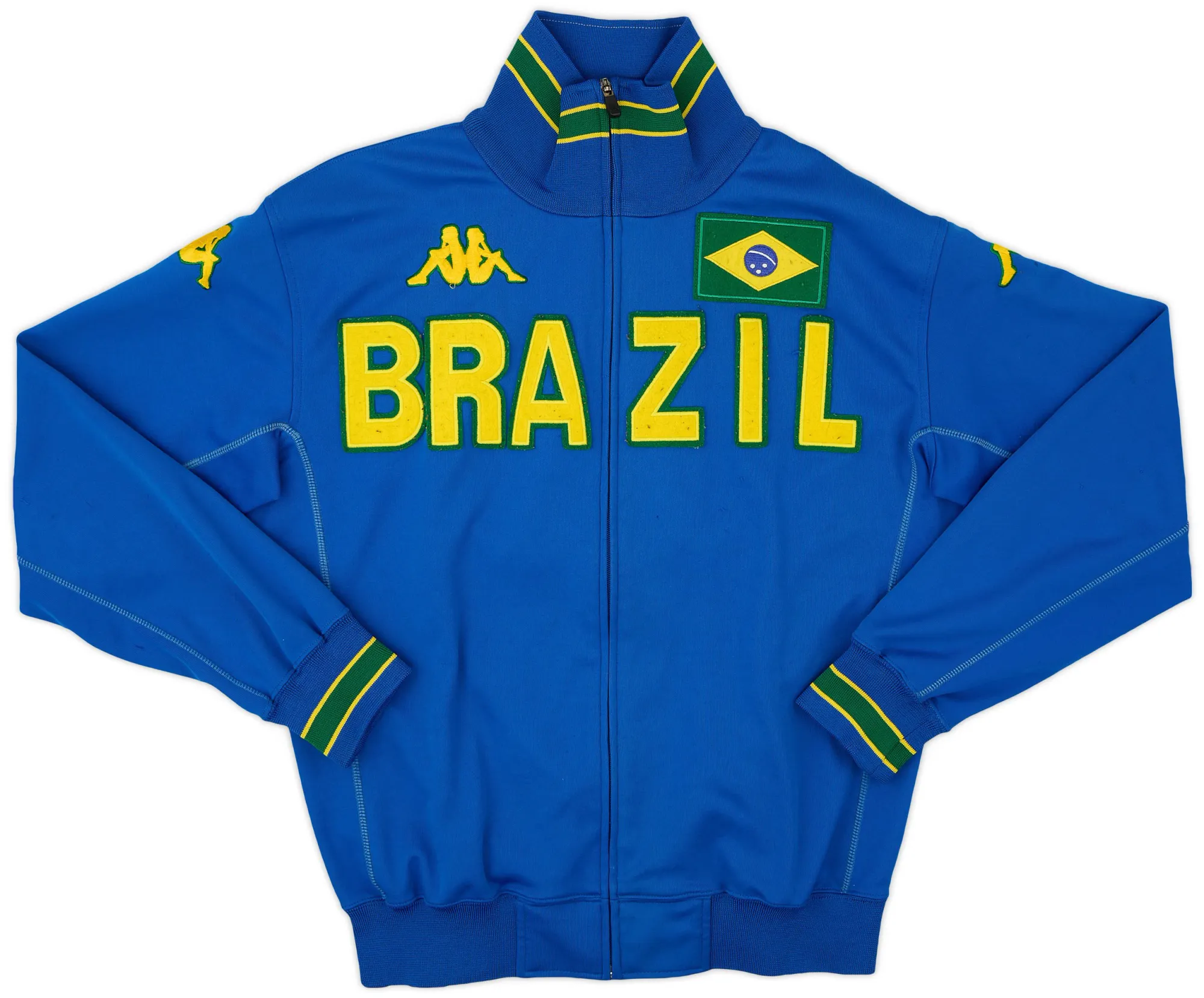 2006-07 Brazil Kappa Track Jacket - 7/10 - (L) | BRAJ06554412used