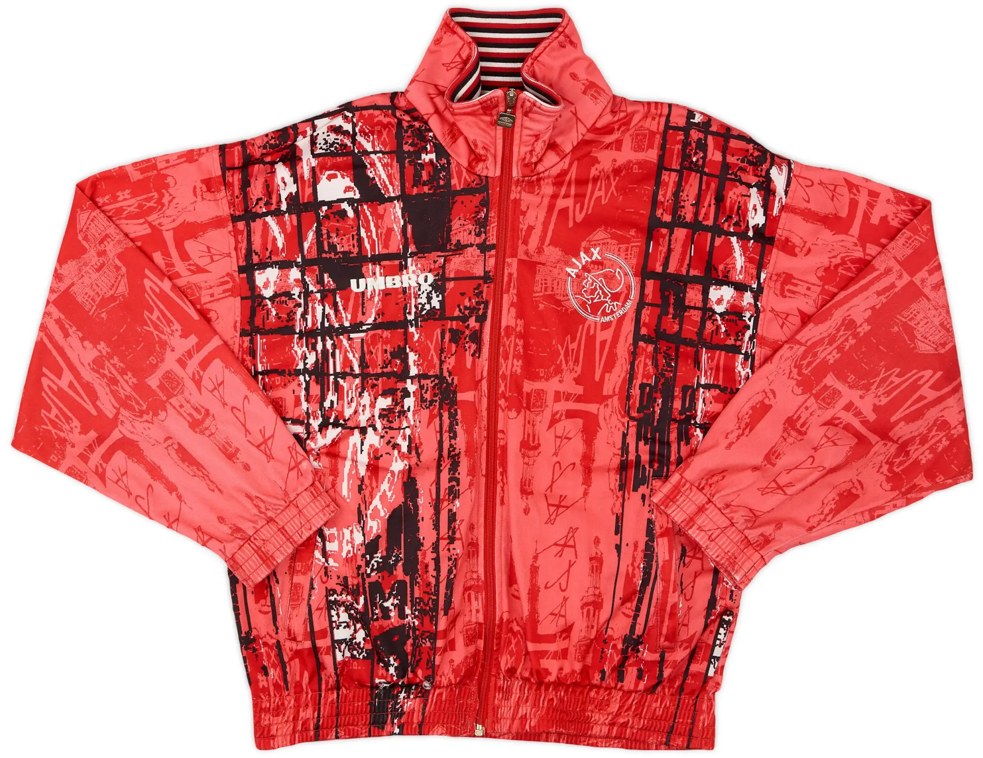 1995-96 Ajax Umbro Track Jacket - 8/10 - (S)