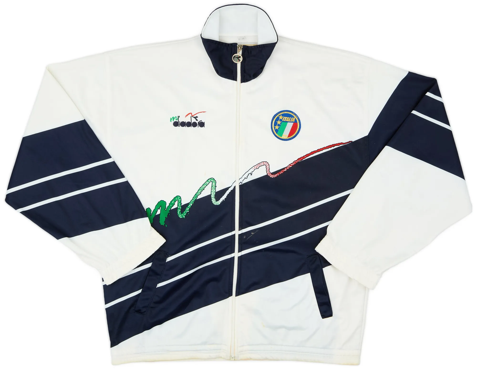 1990 Italy Diadora Track Jacket - 6/10 - (L) | ITAJ90774426used