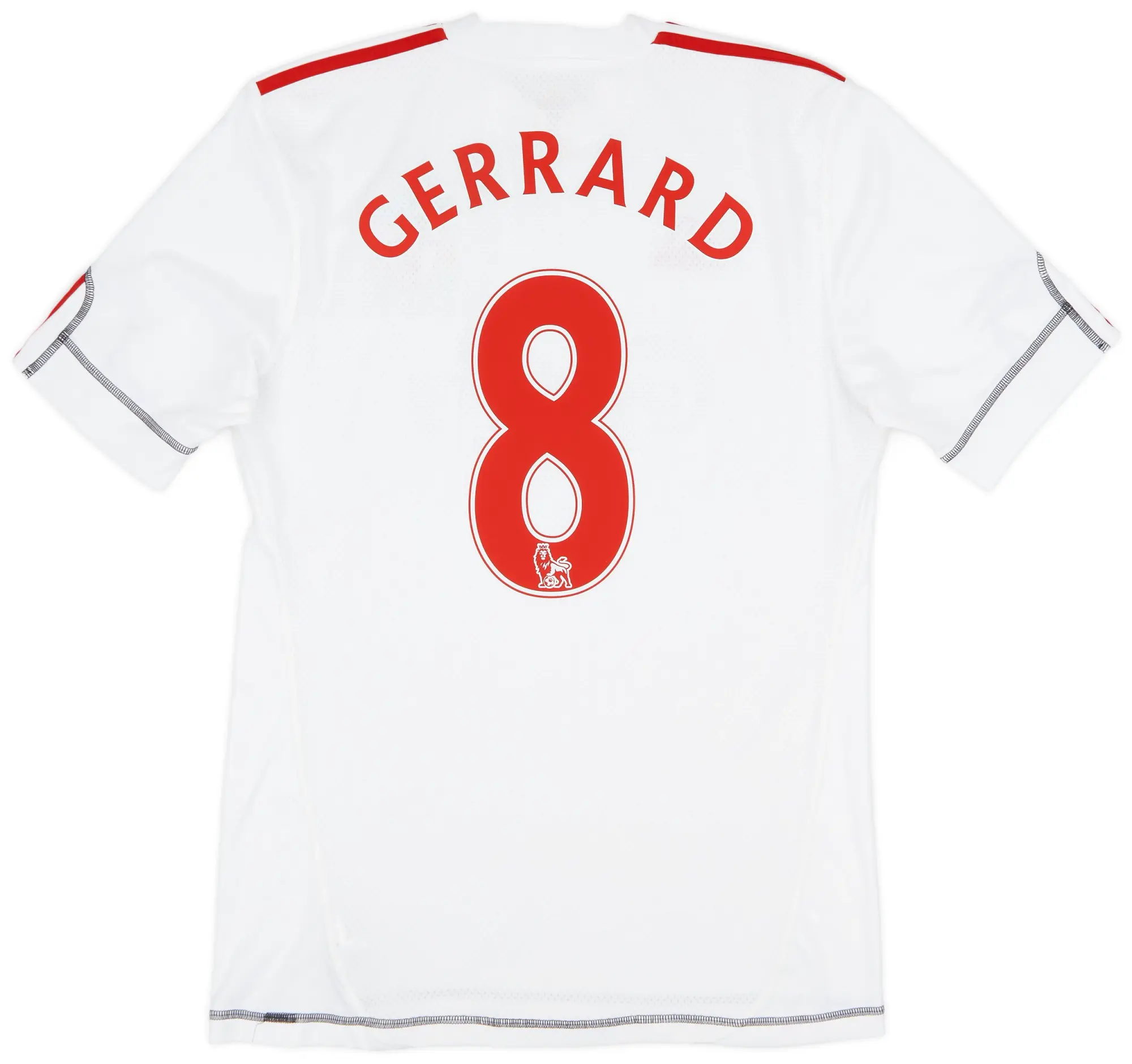 adidas 2009-10 Liverpool Third Shirt Gerrard #8 - 9/10 - (S)