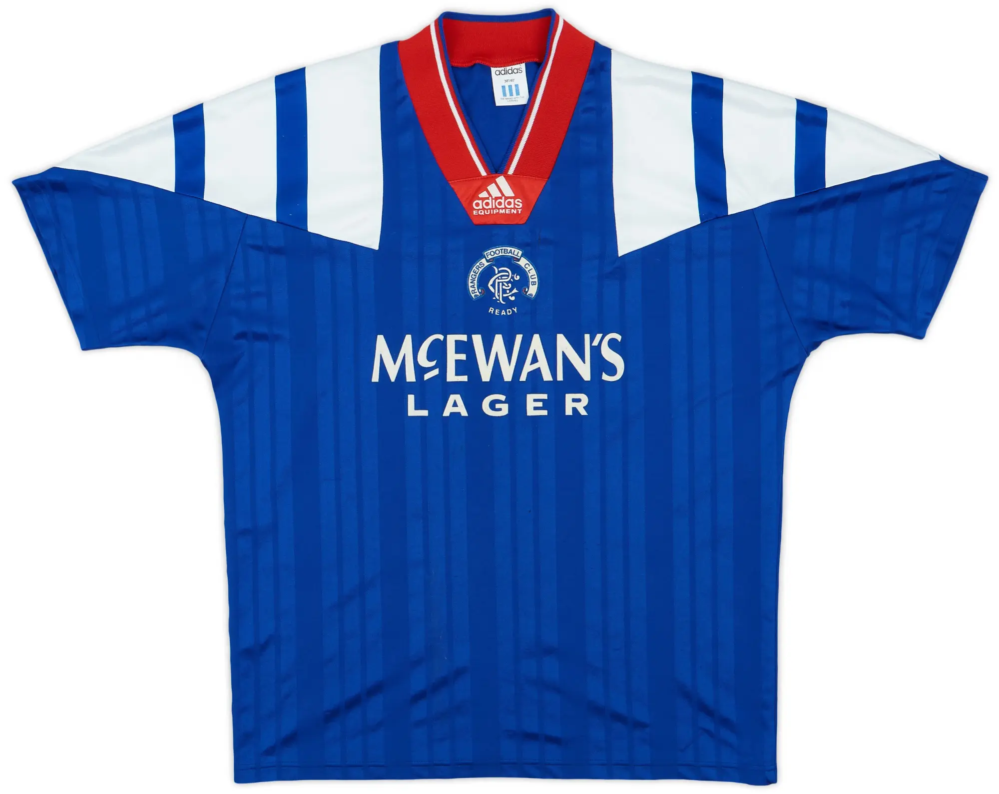 adidas 1992-94 Rangers Home Shirt - 5/10 - (M)