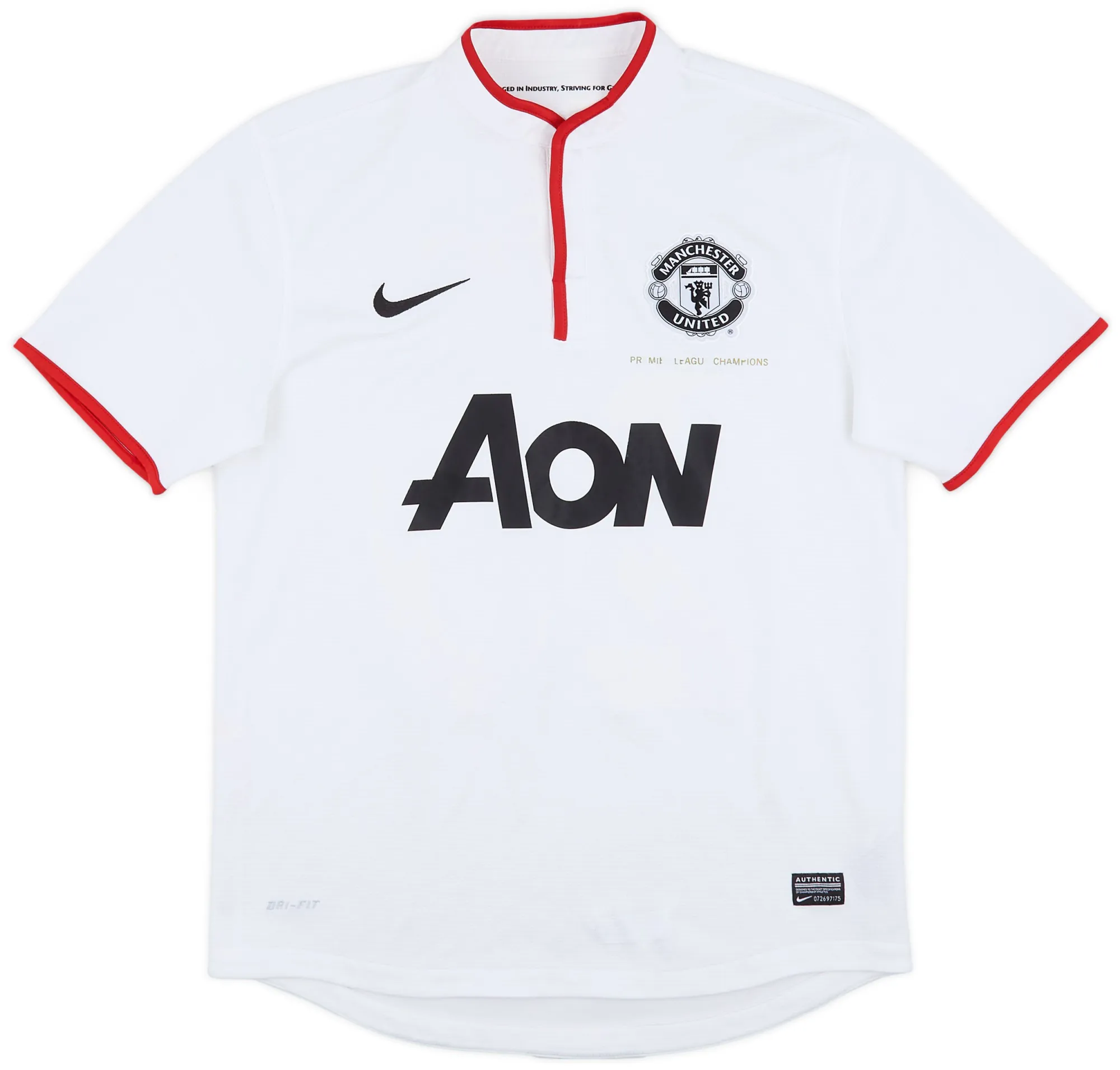 正規品 Nike Manchester United 2012-14 Away Nike 2012-14 Manchester United Away Shirt Champions #20 - 7/10