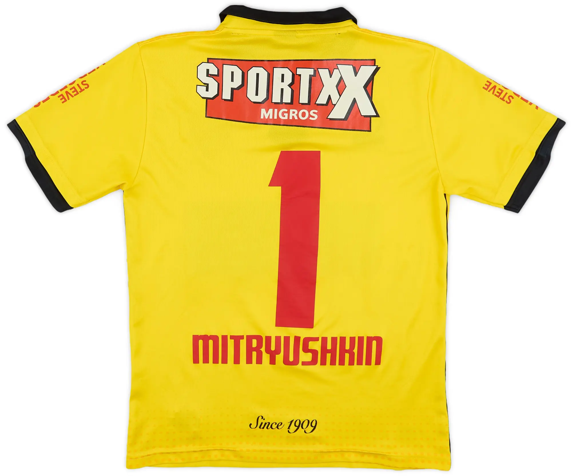 Errea 2016-17 FC Sion GK Shirt Mitryushkin #1 - 6/10 - (S)