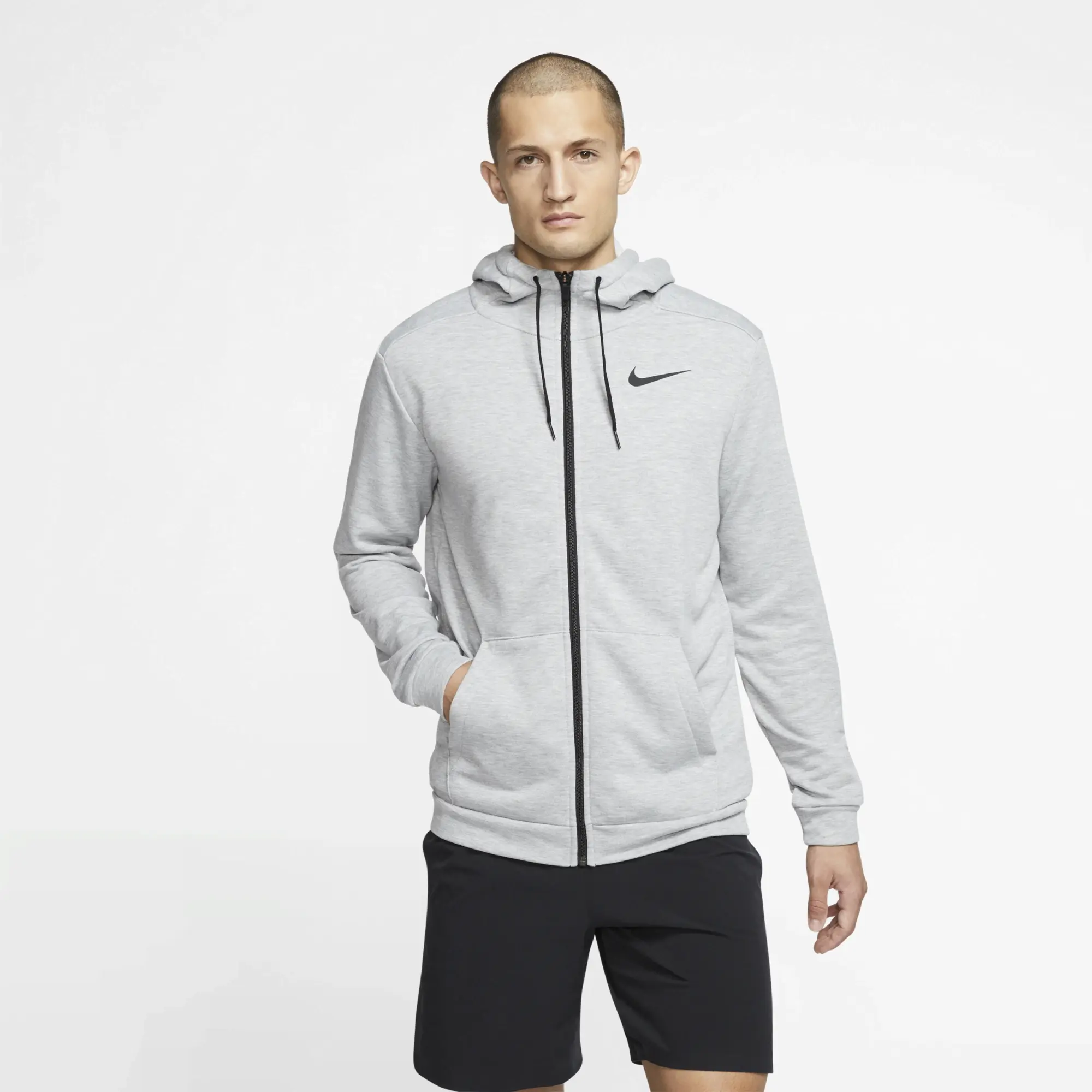 Nike Dri FIT Mens Full Zip Training Hoodie