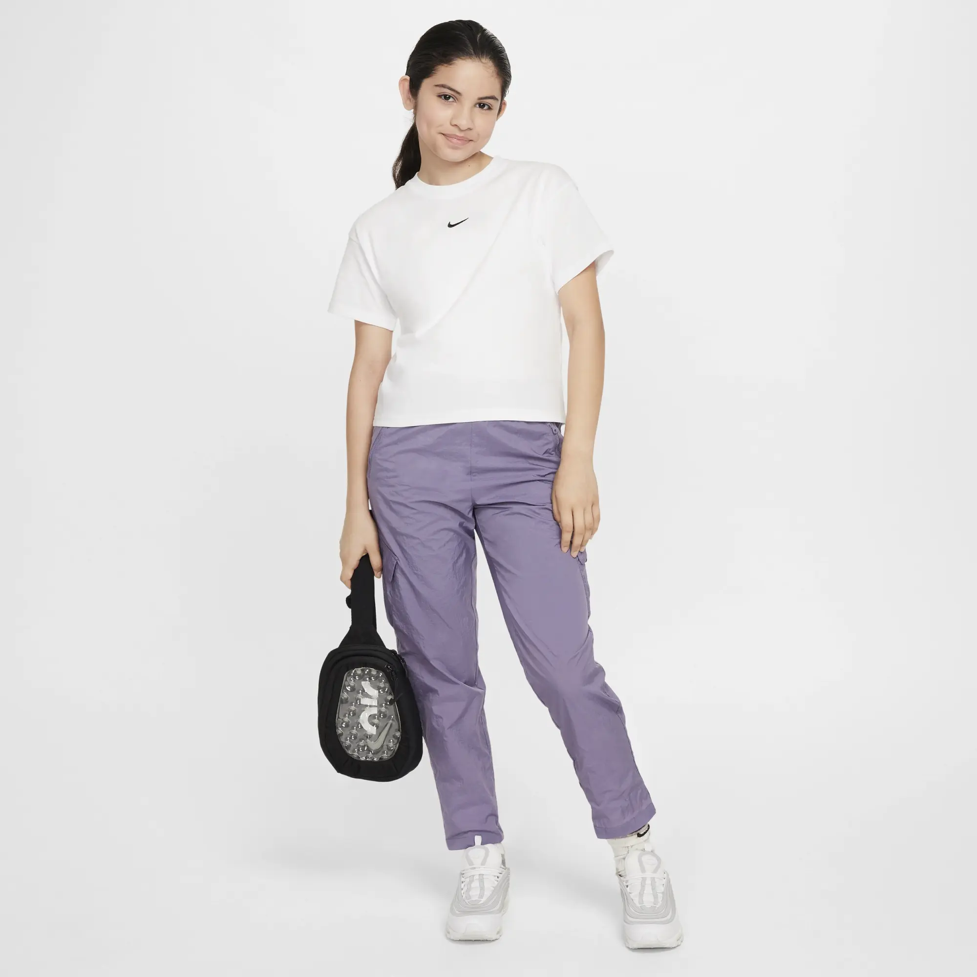 Nike Older Kids Boxy T-Shirt in White