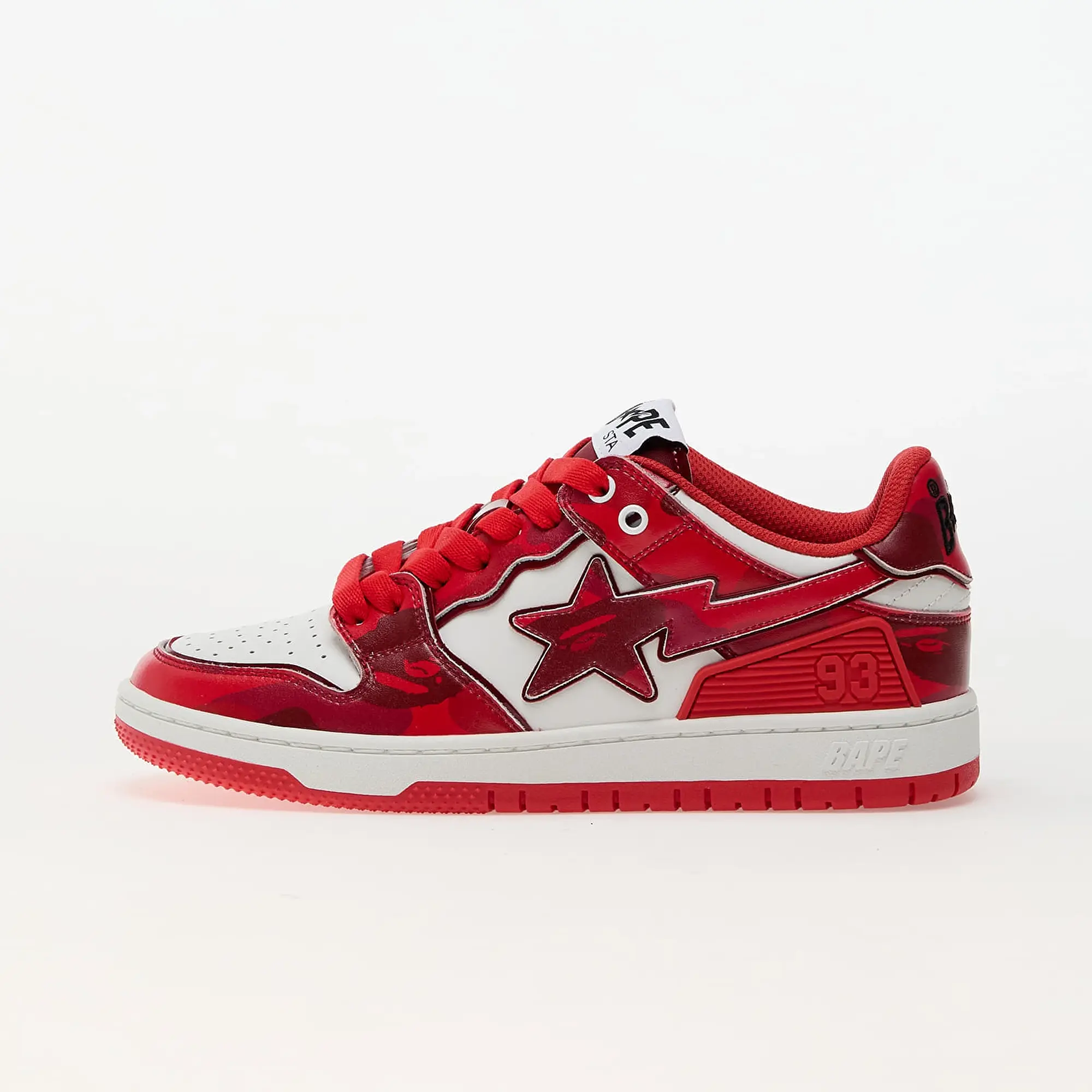 Sneakers A Bathing Ape Bape Sk8 Sta 1 M2 Red Eur 40