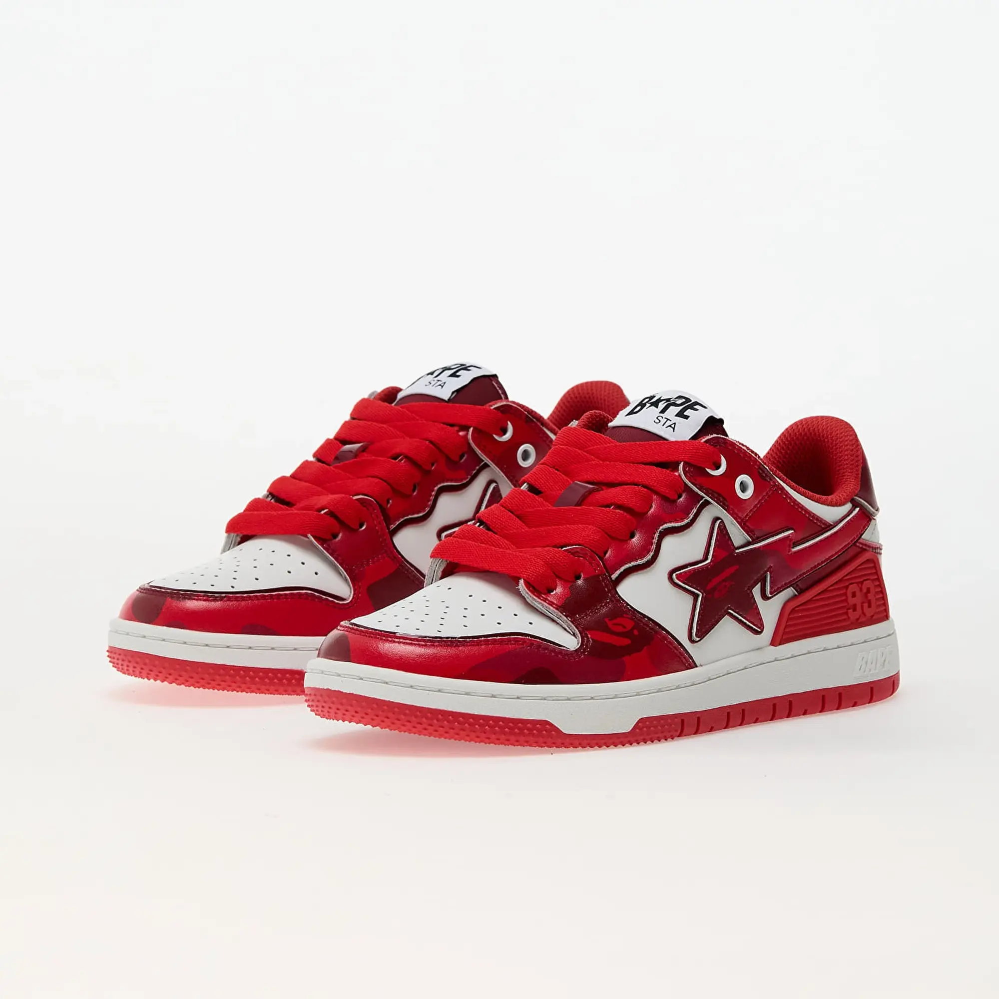 Sneakers A Bathing Ape Bape Sk8 Sta 1 M2 Red Eur 40