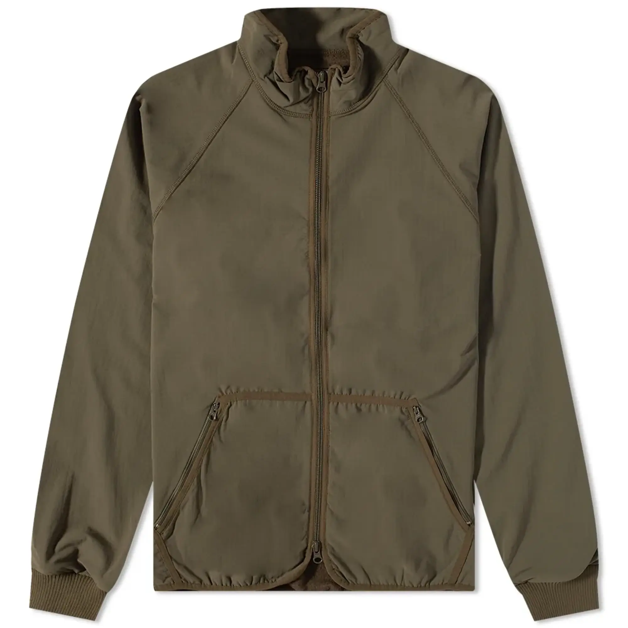 Beams Plus Men's Jersey Back Fleece Jacket Olive