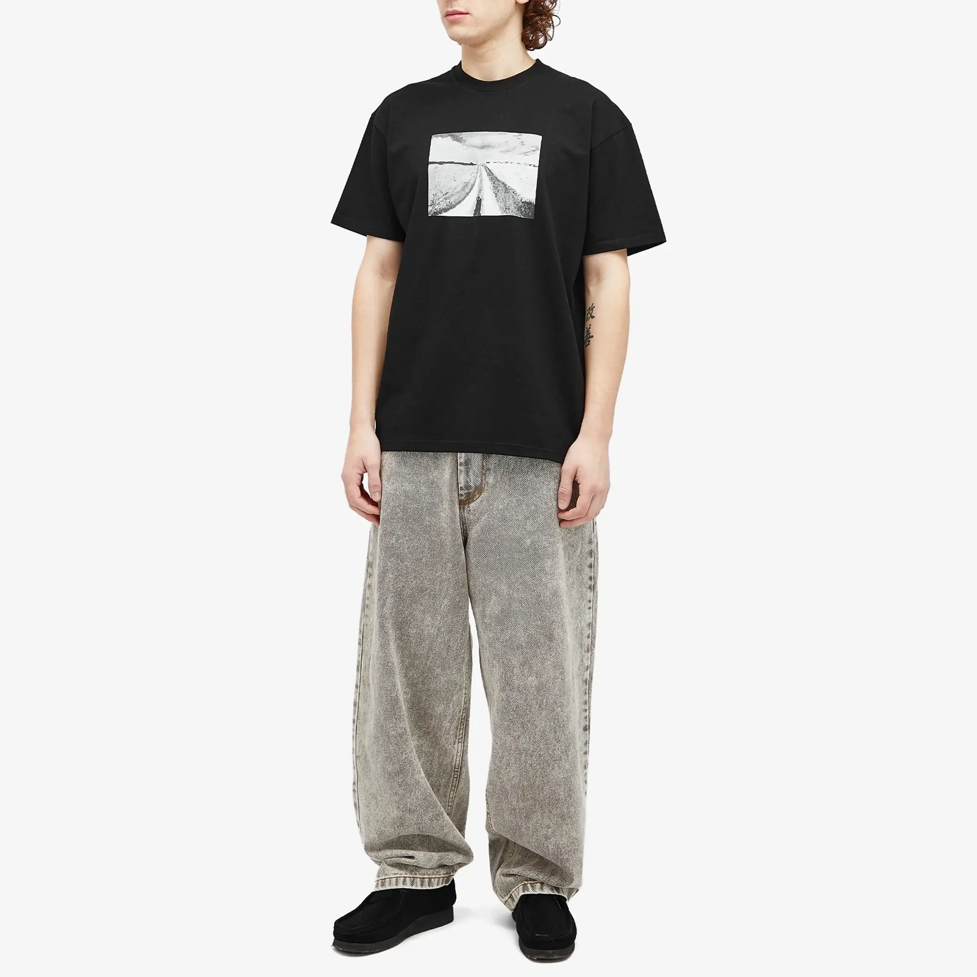 Polar Skate Co. Men's Open Fields T-Shirt Black