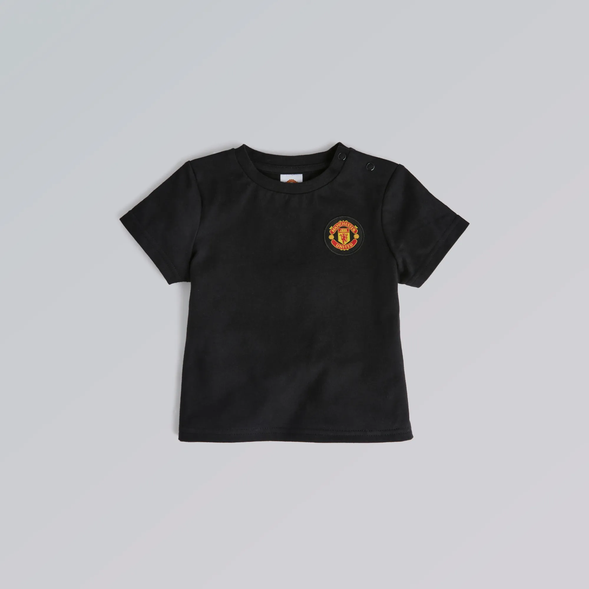 BRECREST Manchester United Baby Crest T-Shirt Black