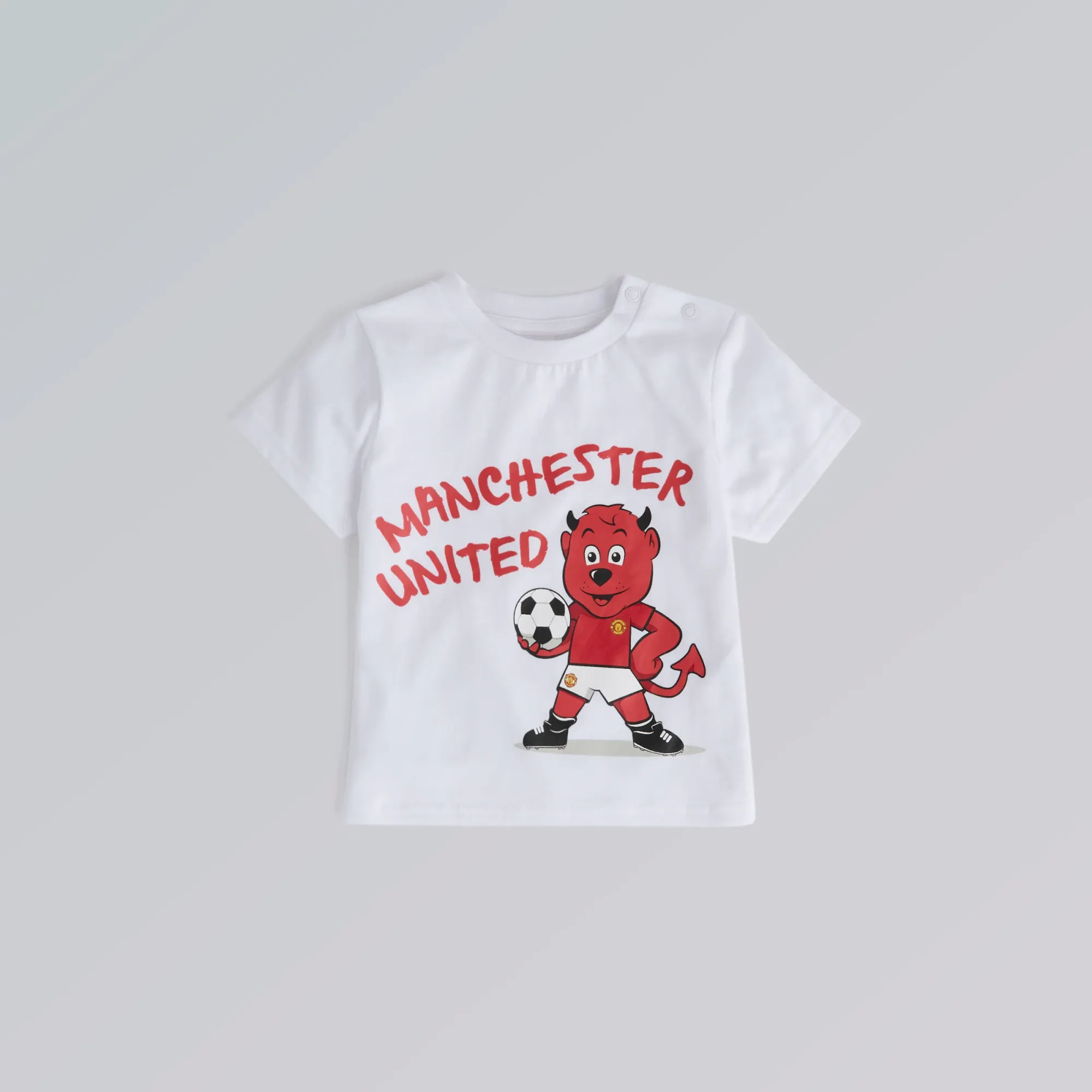 BRECREST Manchester United Baby Fred T-Shirt White