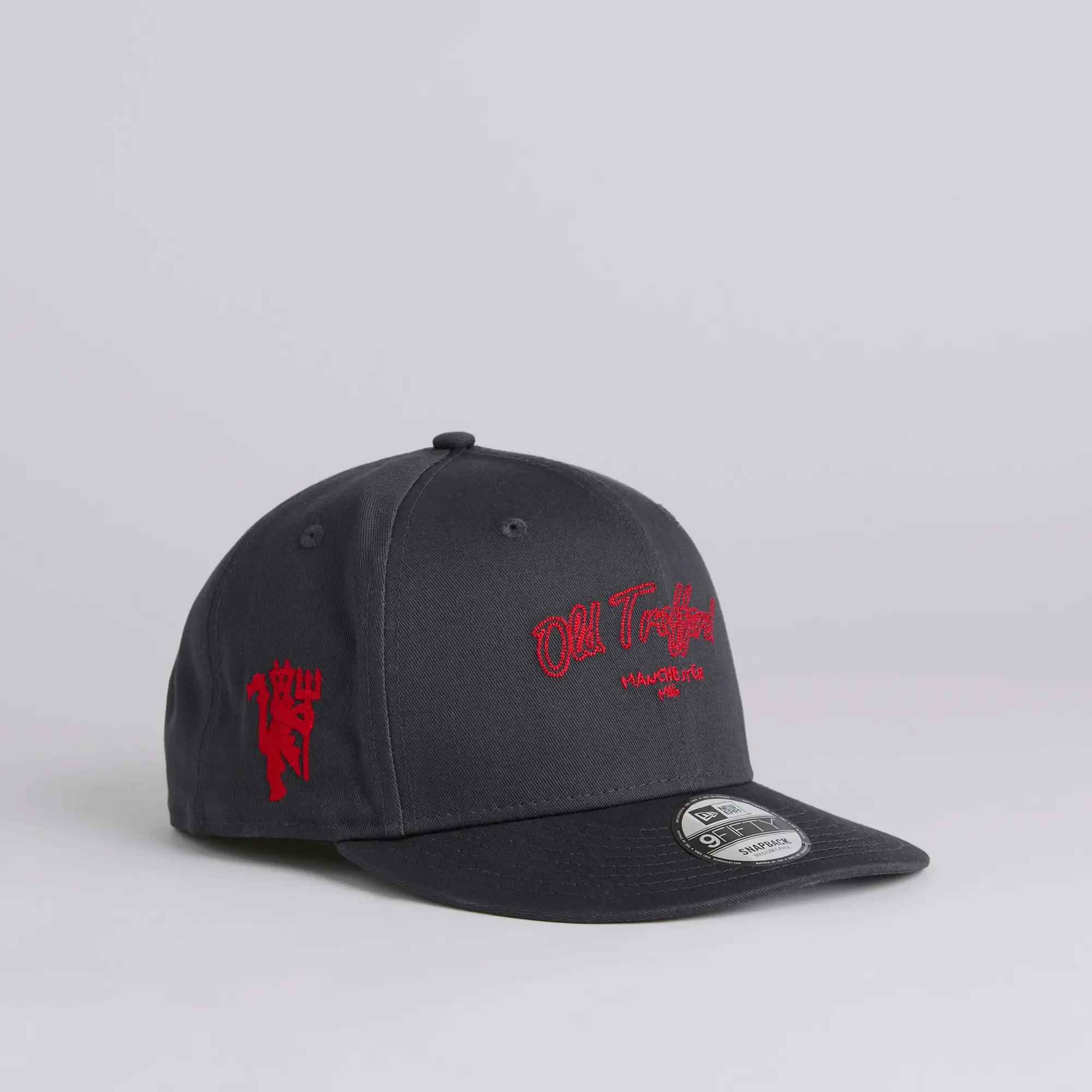 Manchester United x New Era Chain Stitch 9Fifty Cap Black