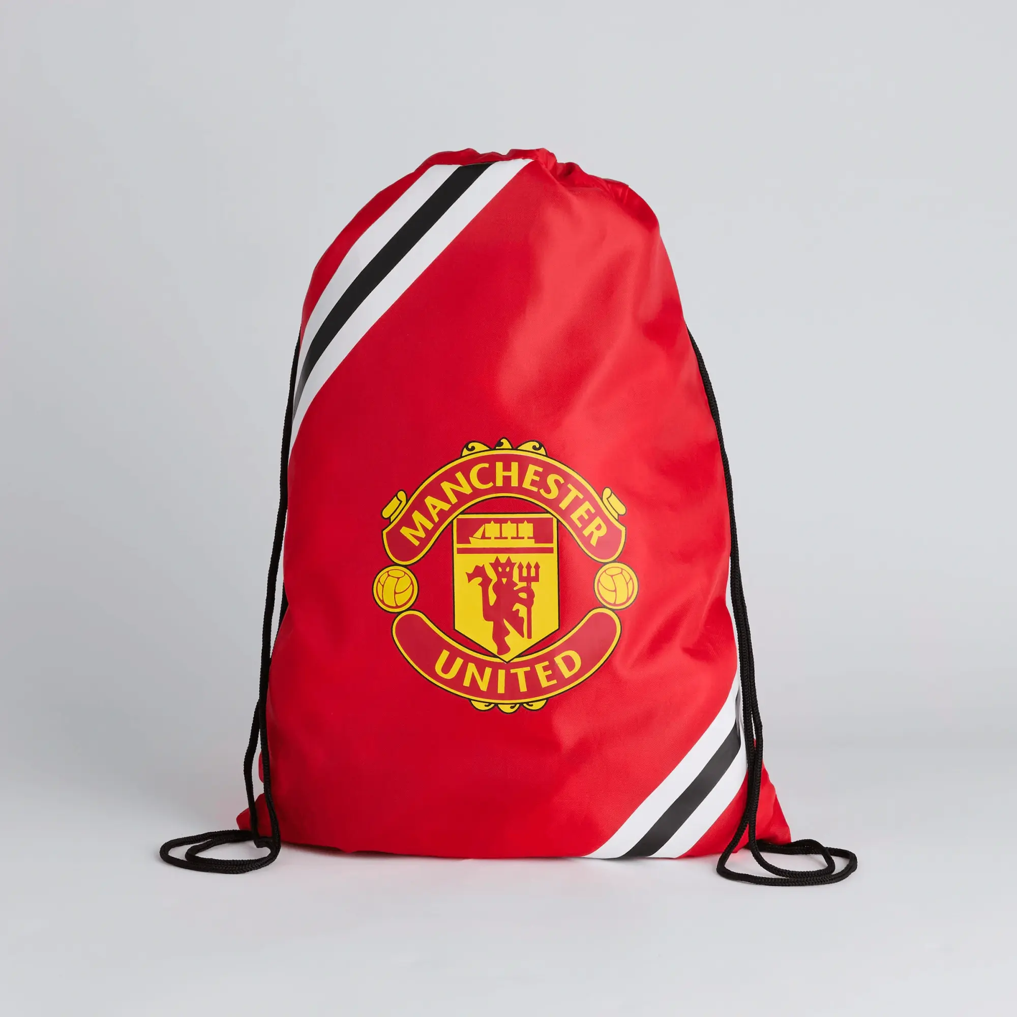 FOCO Manchester United Core Stripe Gymbag Red