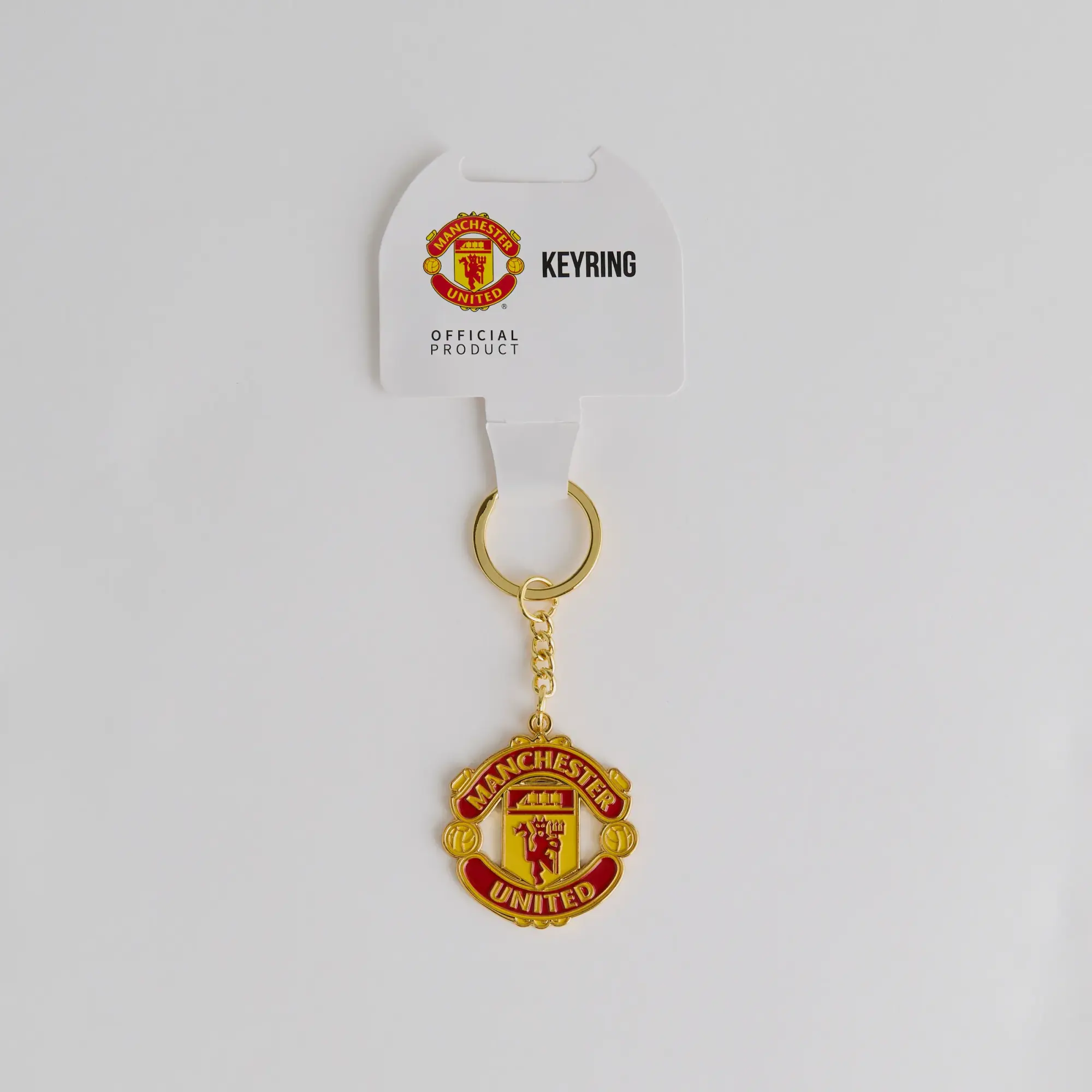 Forever Collectibles Manchester United Crest Keyring Red