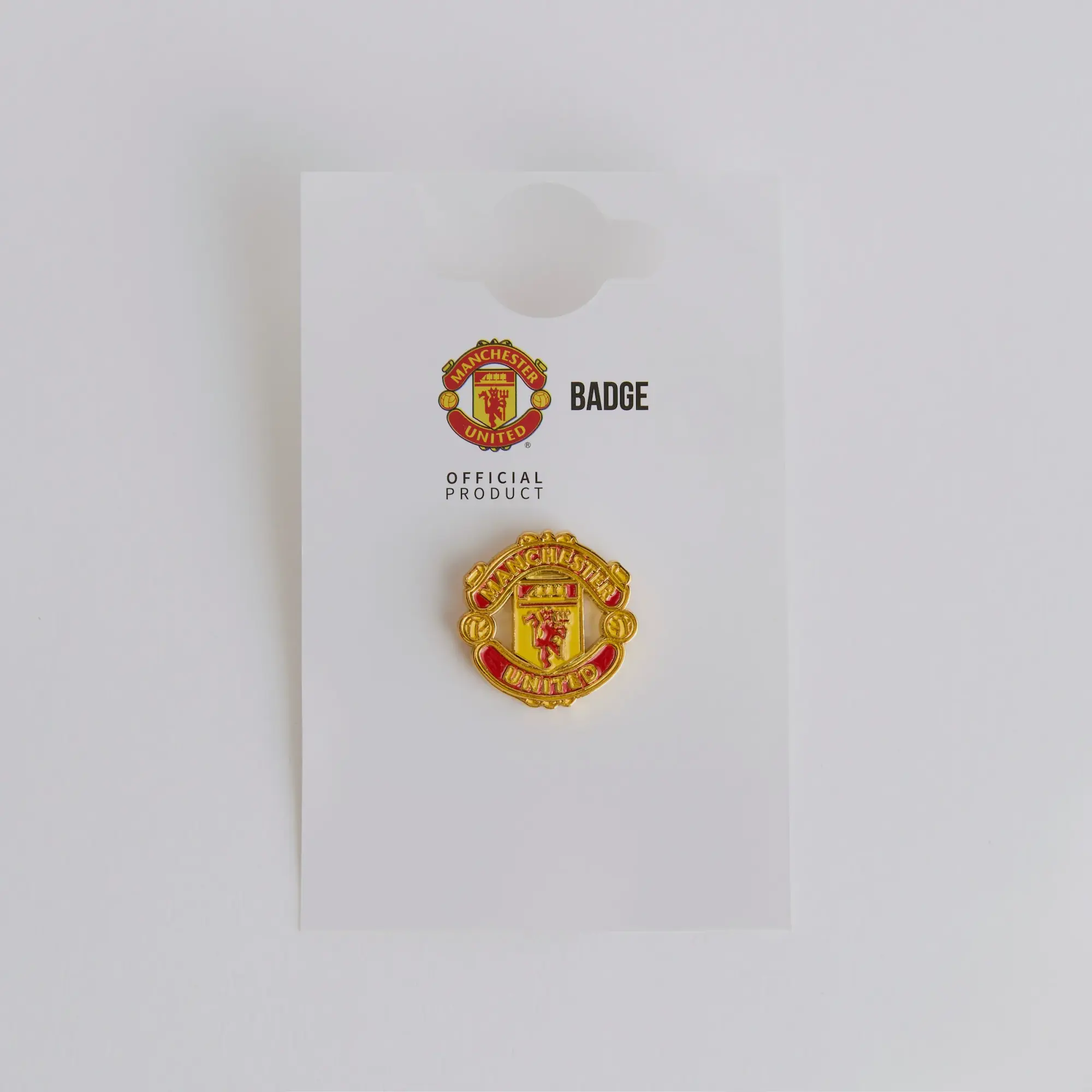 FOCO Manchester United Crest Pin Badge Red