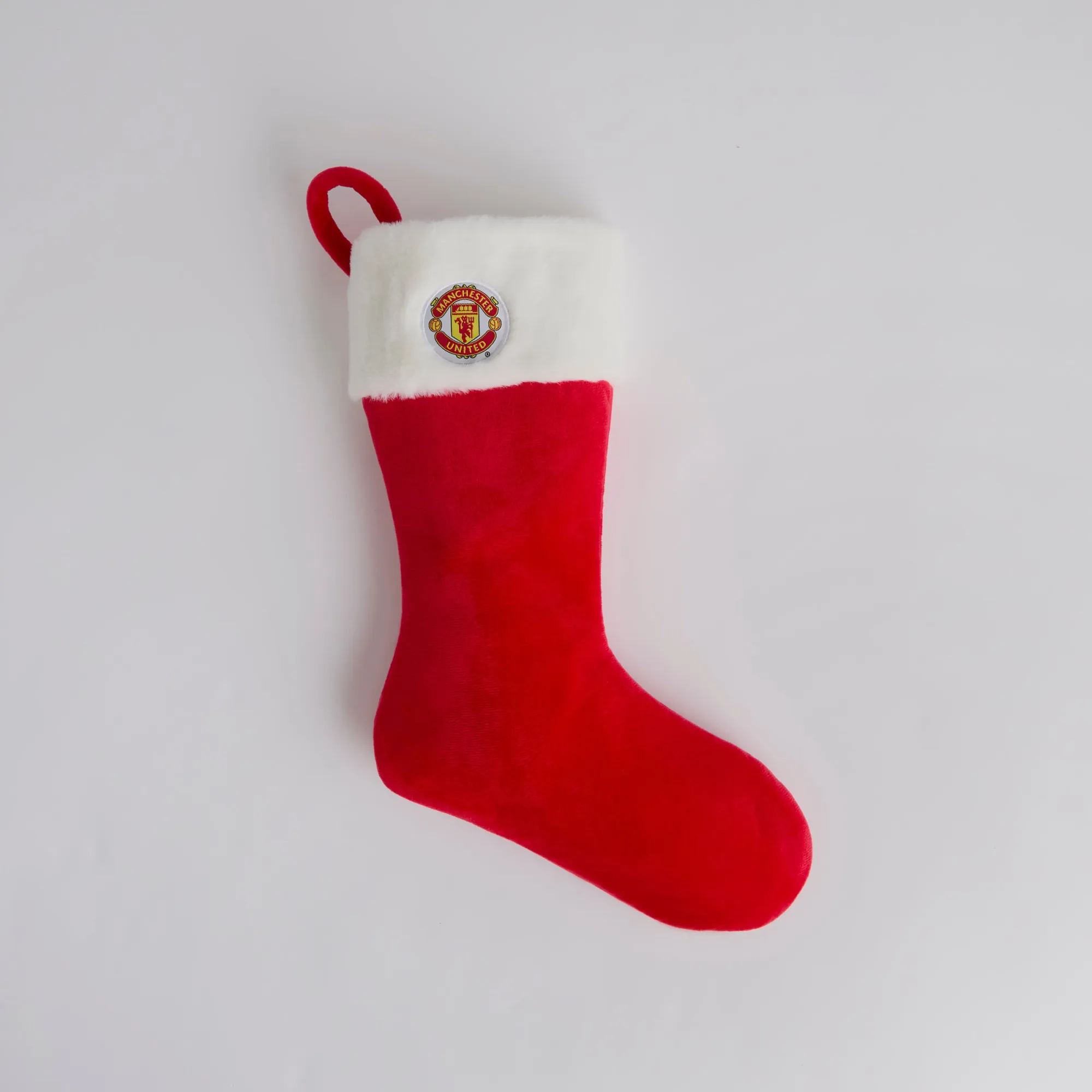 FOCO Manchester United Christmas Stocking Red