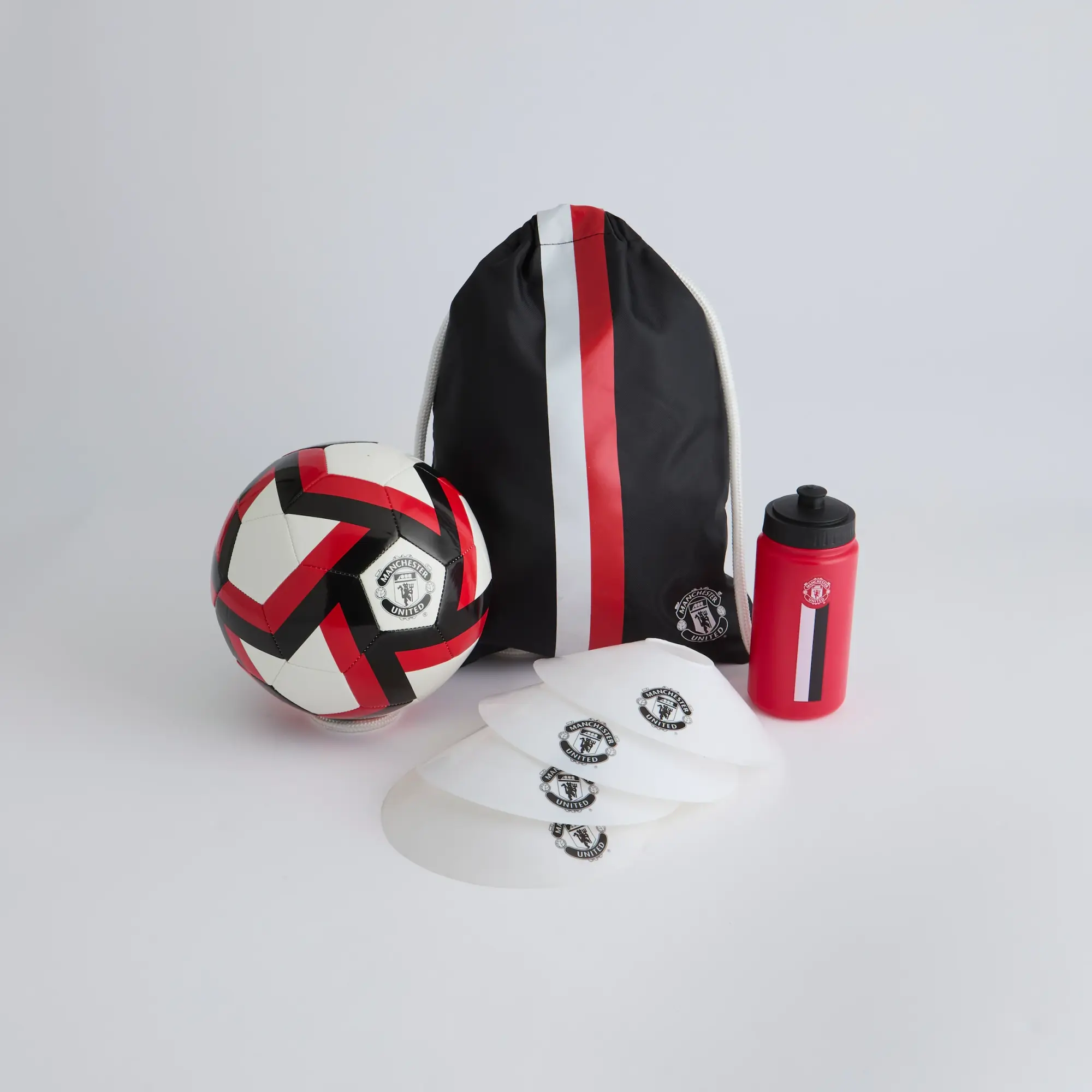 FOURTH WALL Manchester United Medium Football Equipment Gift Set Black