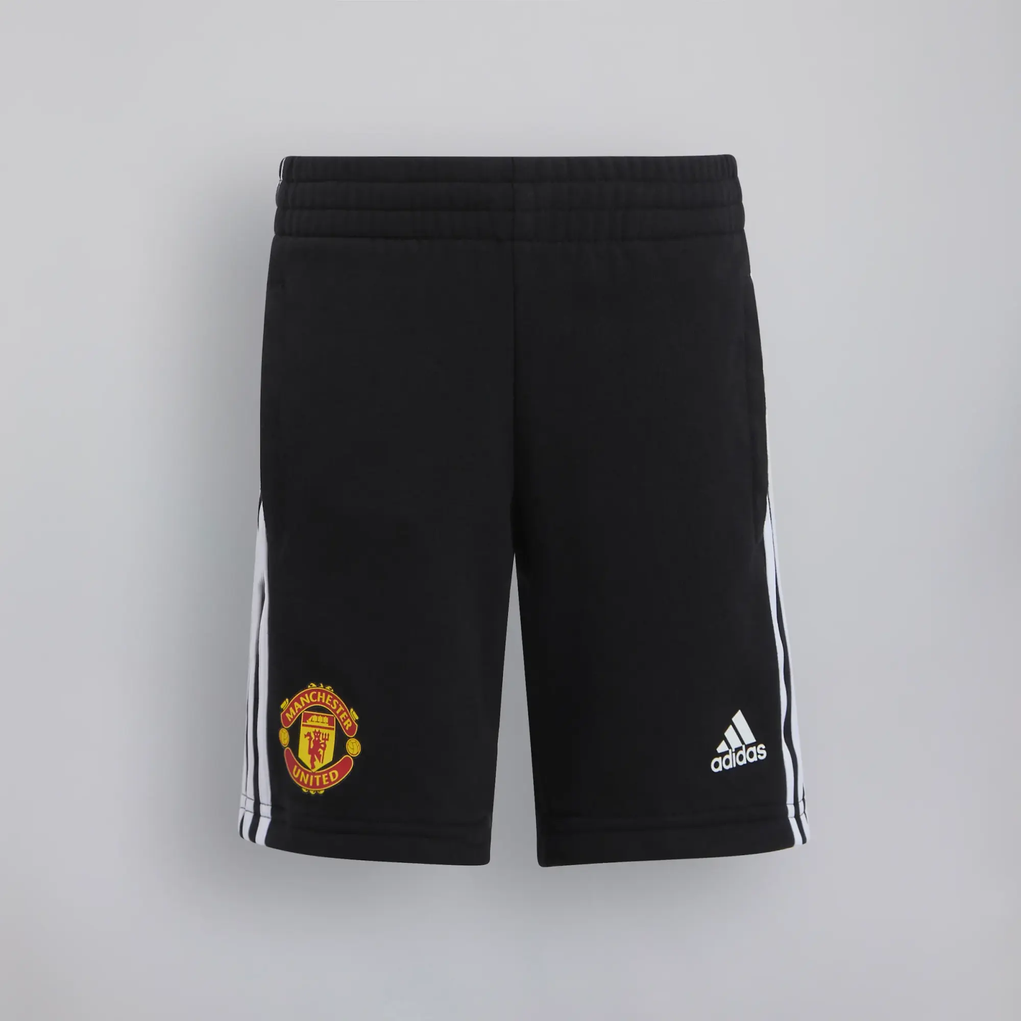 Manchester United x adidas Little Kids Essentials 3-Stripes Shorts Black