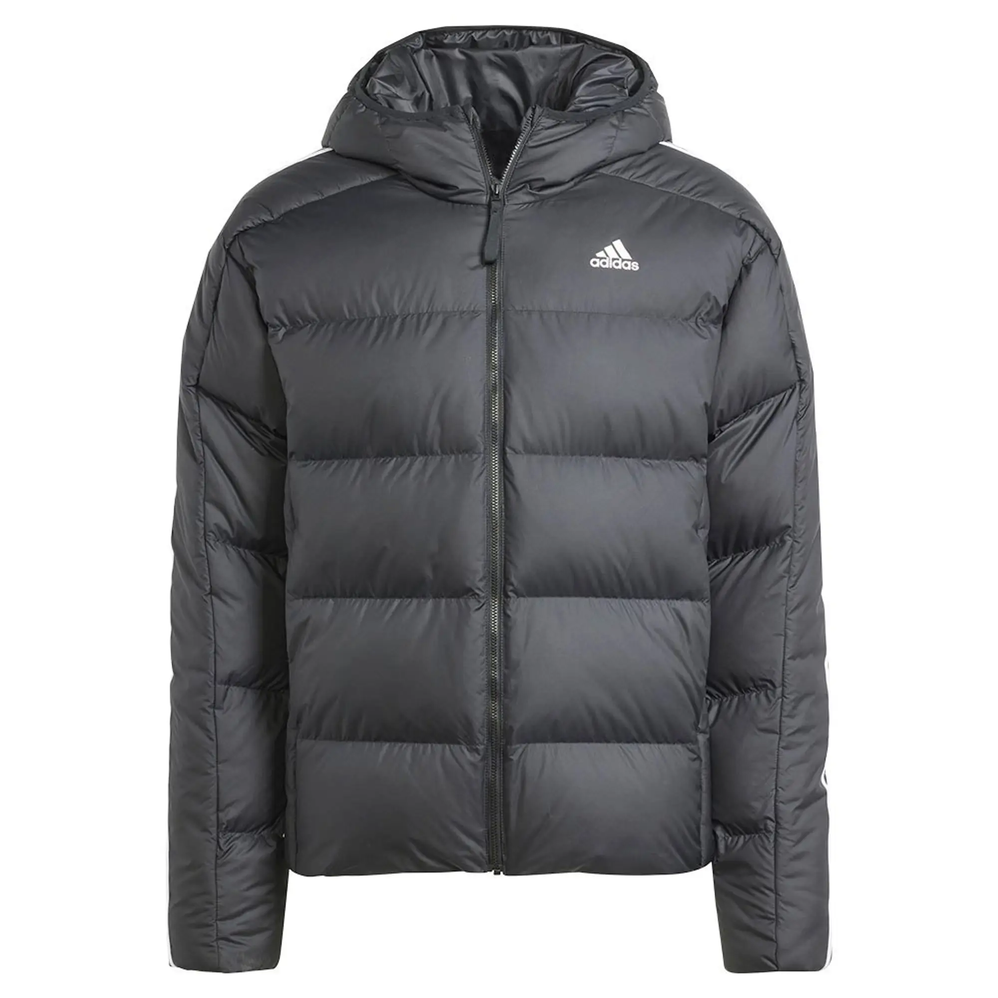 Manchester United x adidas Essentials Midweight Down Hooded Jacket Black
