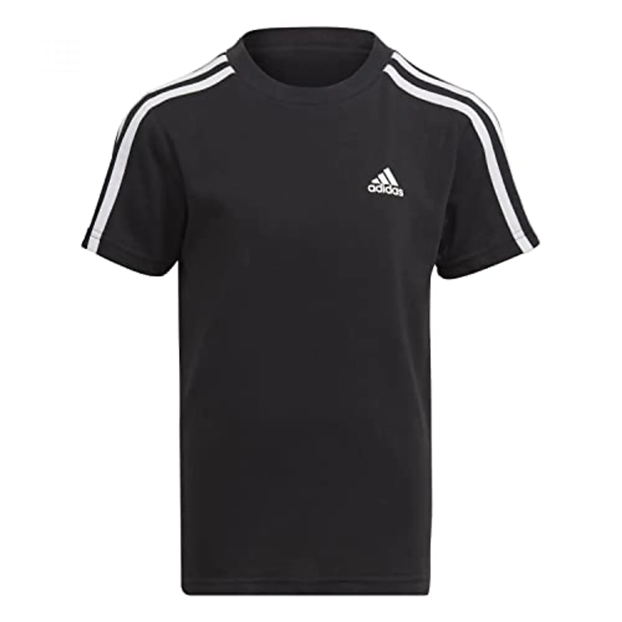 Manchester United x adidas Little Kids Essentials 3-Stripes Cotton T-Shirt Black