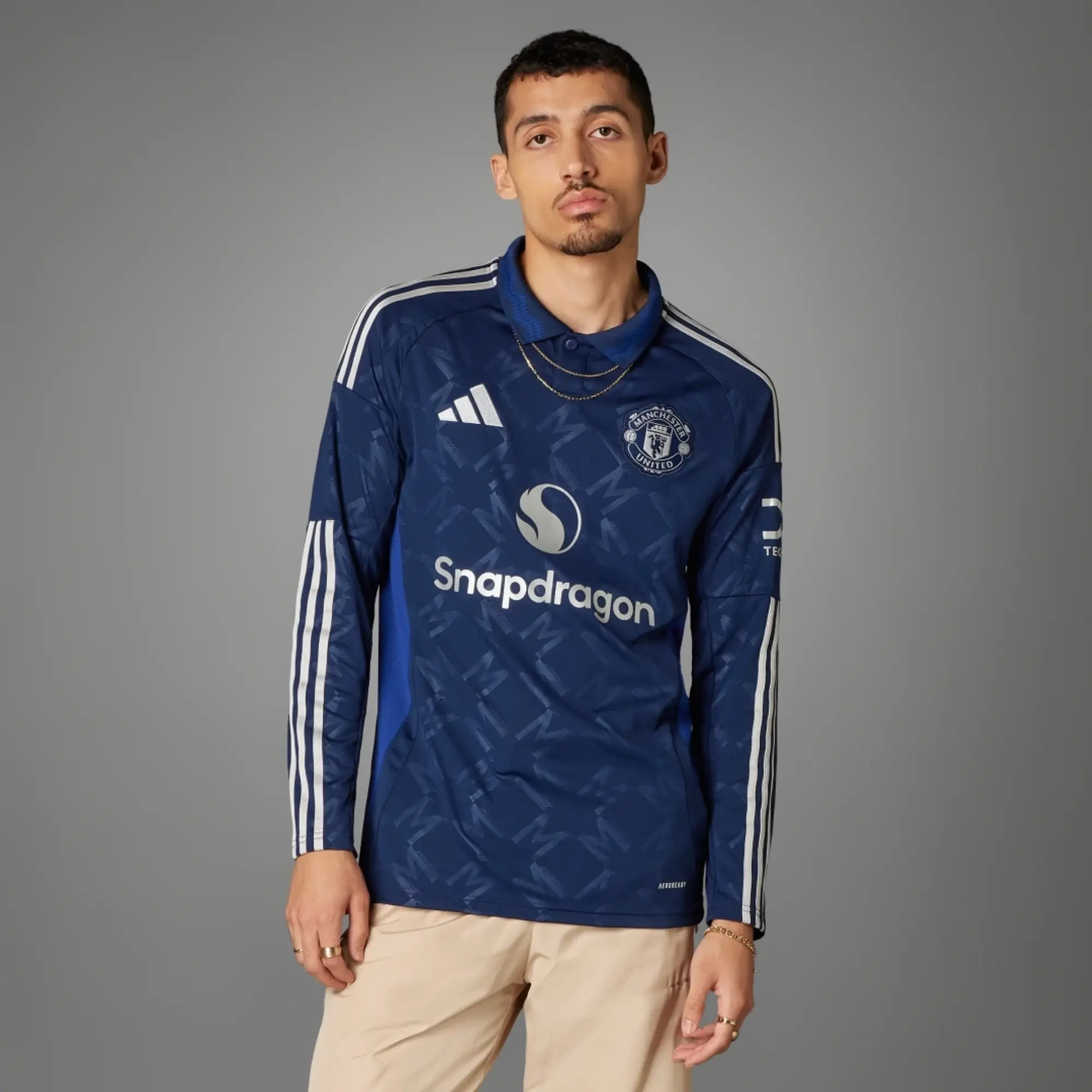 adidas Manchester United 24/25 Long Sleeve Away Jersey