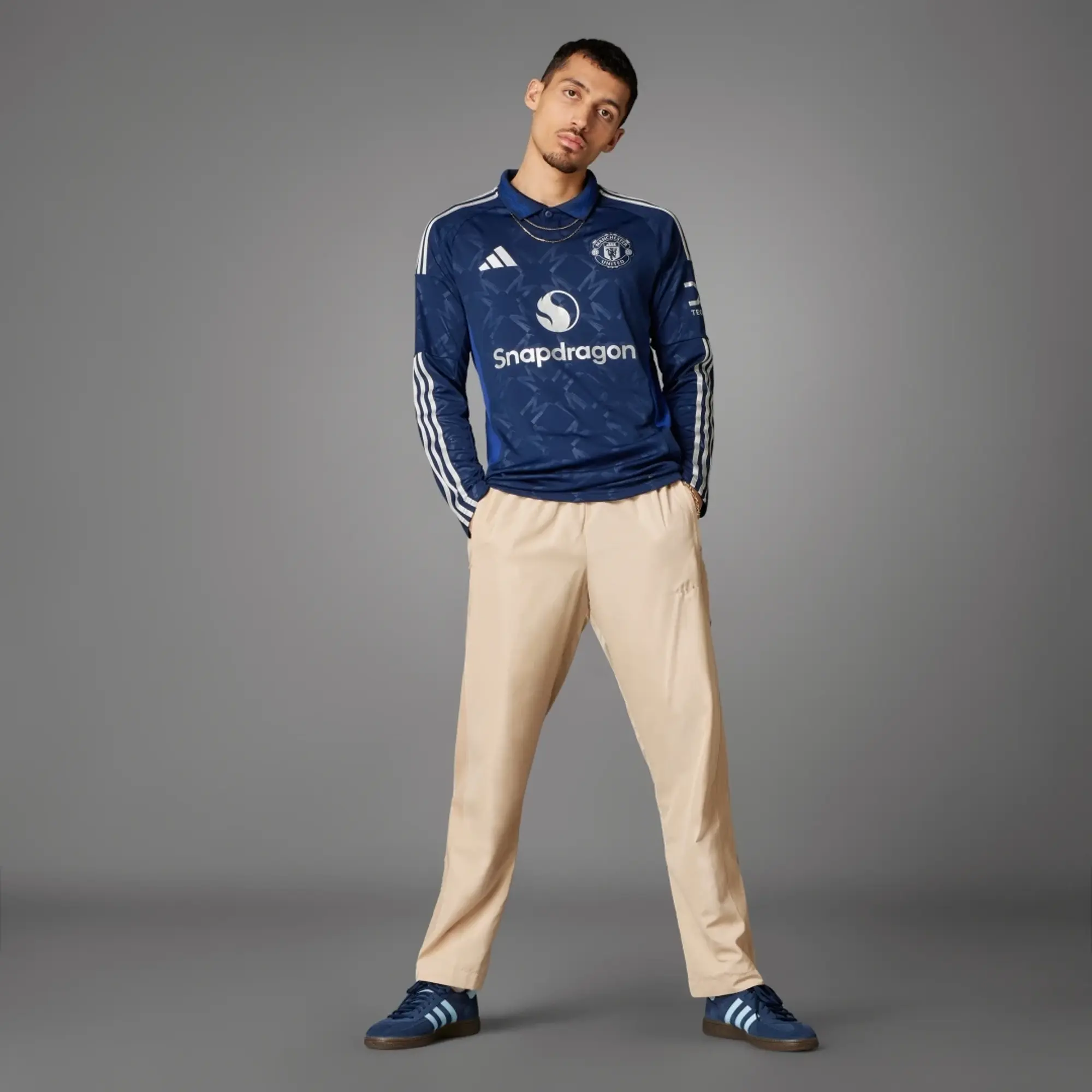 adidas Manchester United 24/25 Long Sleeve Away Jersey