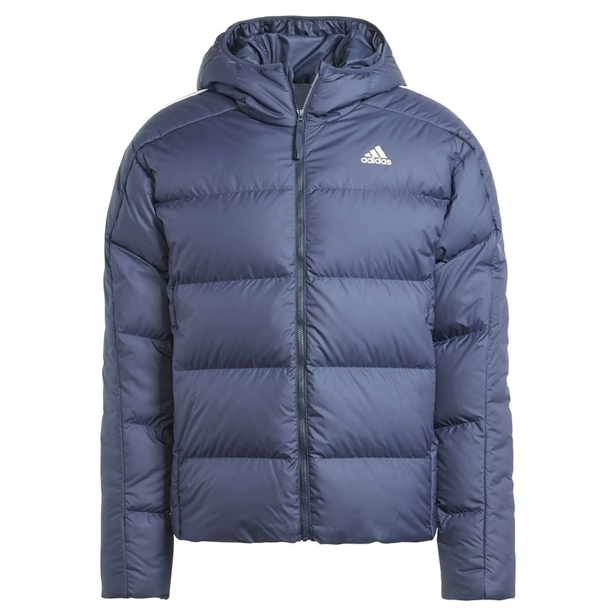 Manchester United x adidas Essentials Midweight Down Hooded Jacket Navy