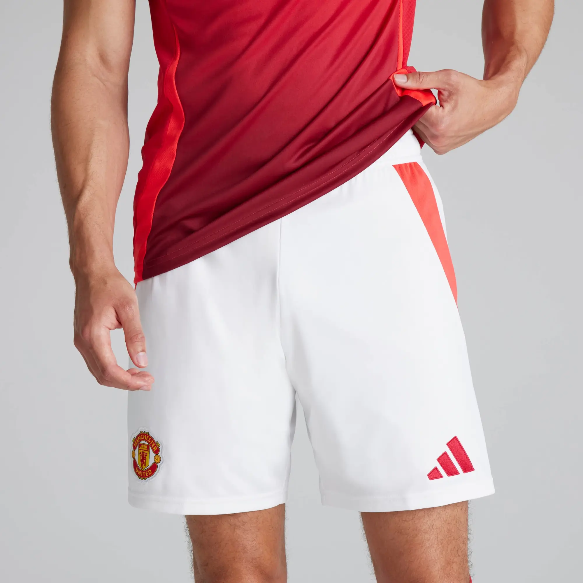 adidas Manchester United 24/25 Home Shorts White