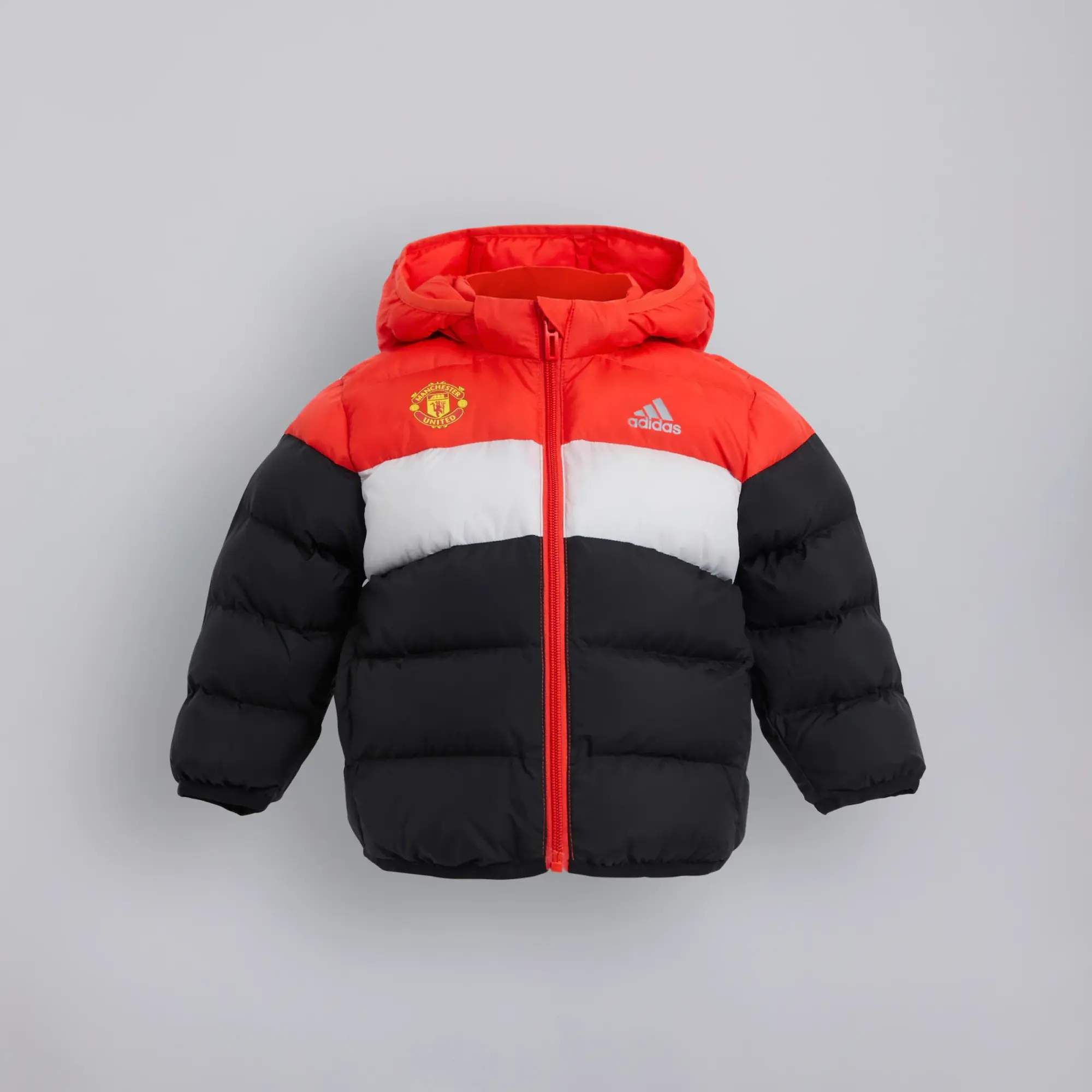 Manchester United x adidas Infant Synthetic Down Jacket Red