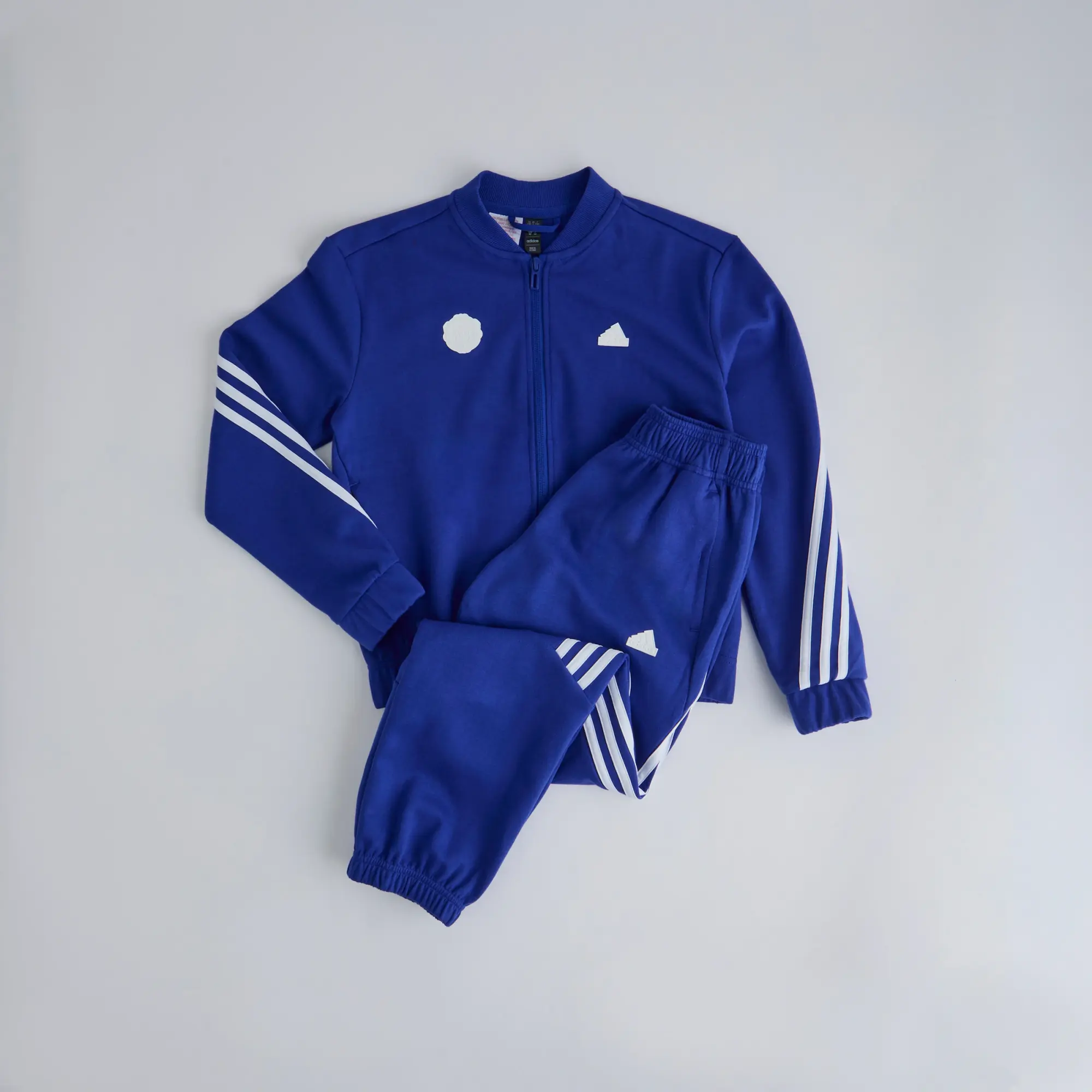 Manchester United x adidas Kids Future Icons 3-Stripes Tracksuit Blue