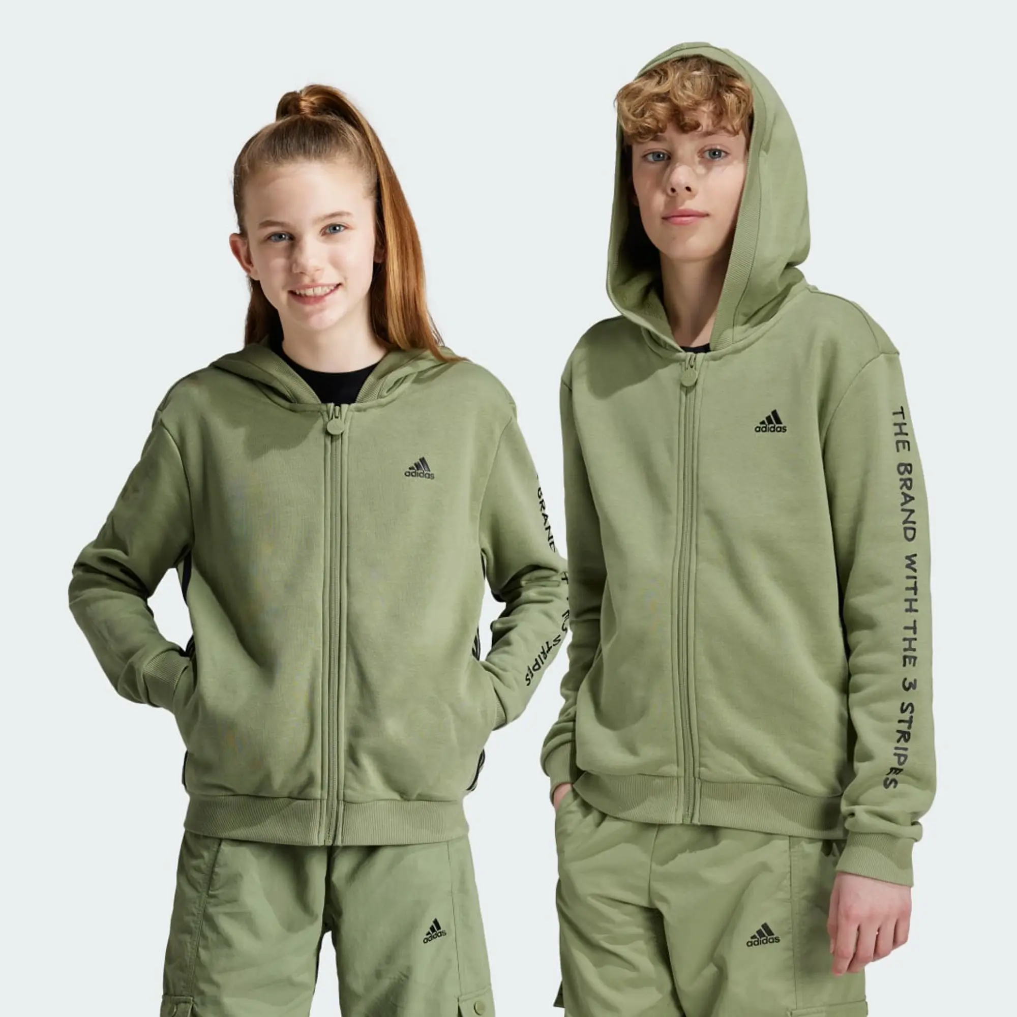 Manchester United Adidas Youth City Escape Full-Zip Hoodie Kids Green