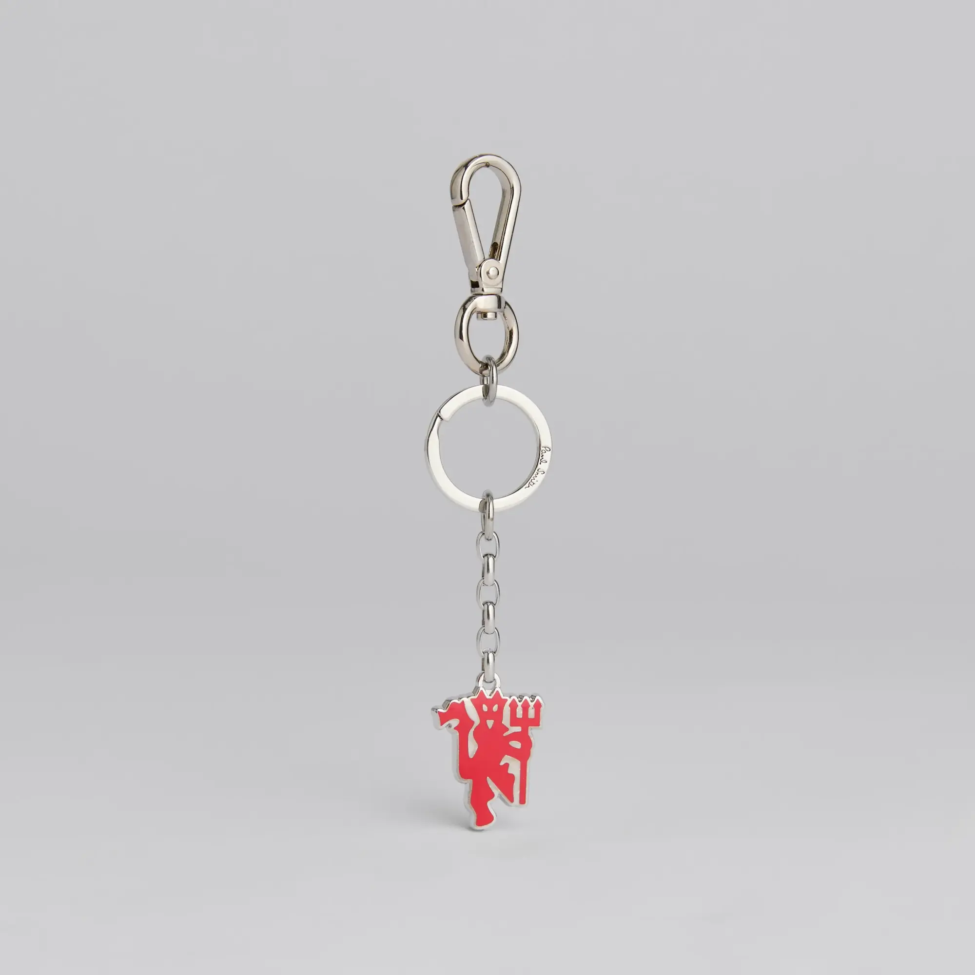 Manchester United x Paul Smith Devil Keyring Red