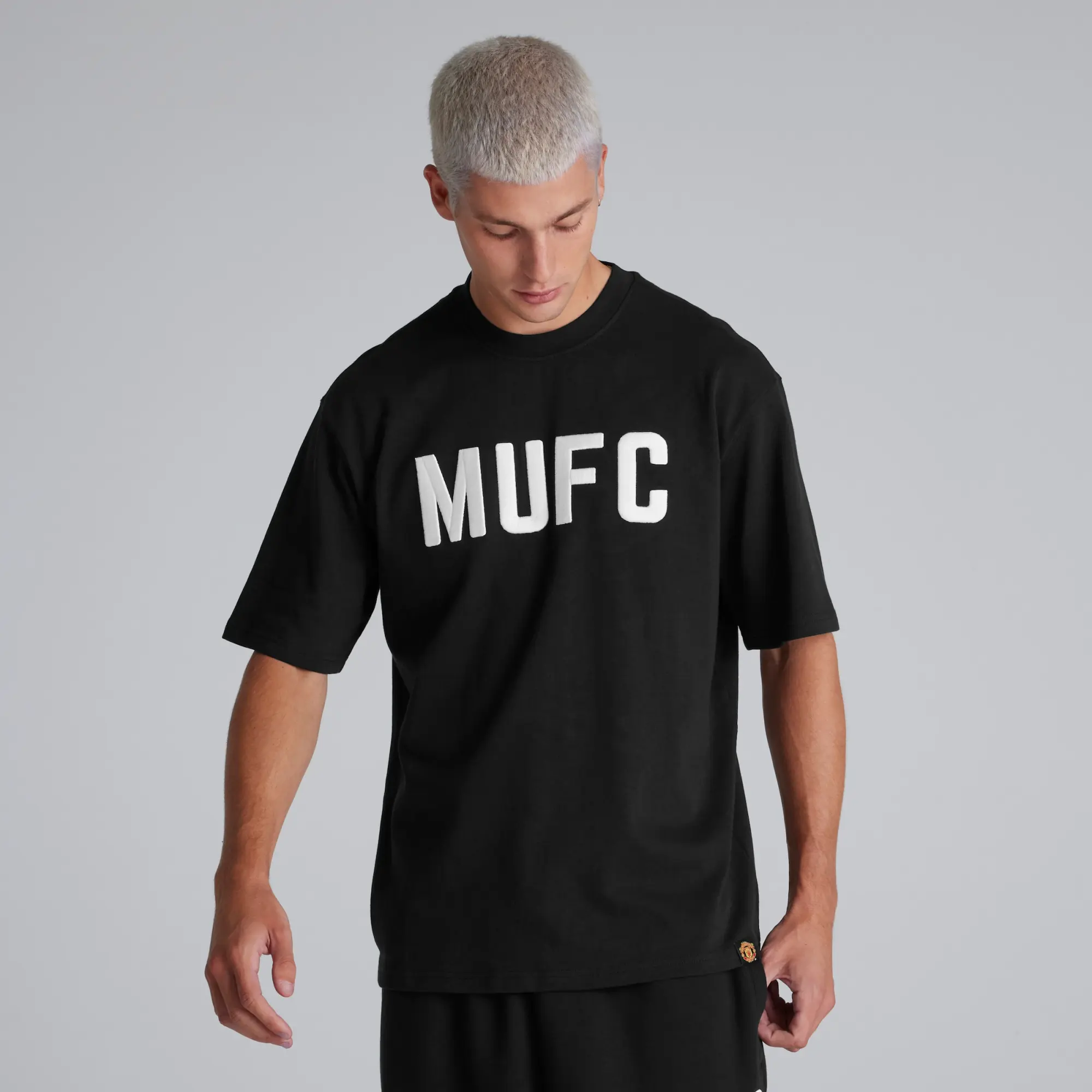 RAW Manchester United Mens MUFC T-Shirt Black