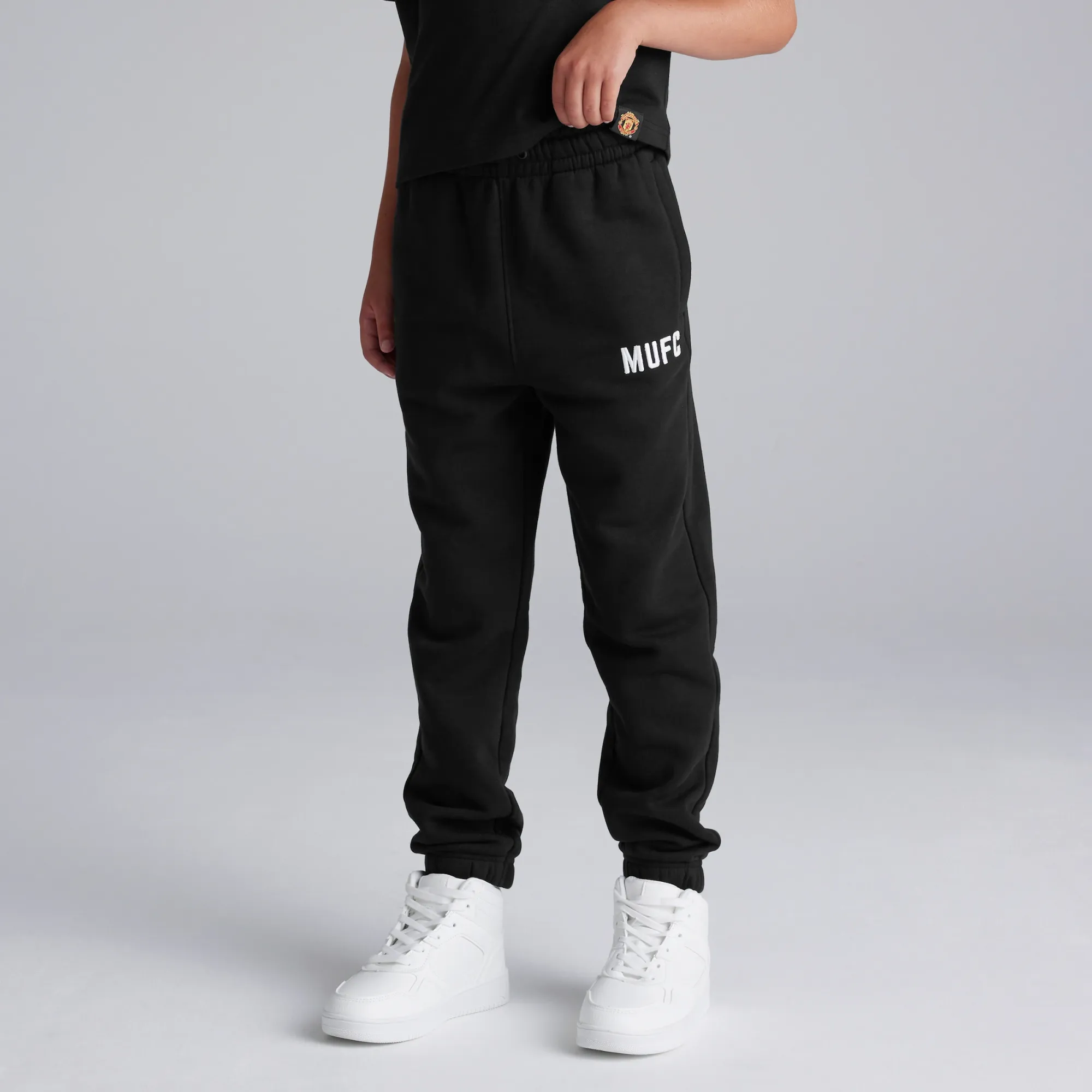 RAW Manchester United Kids MUFC Joggers Black