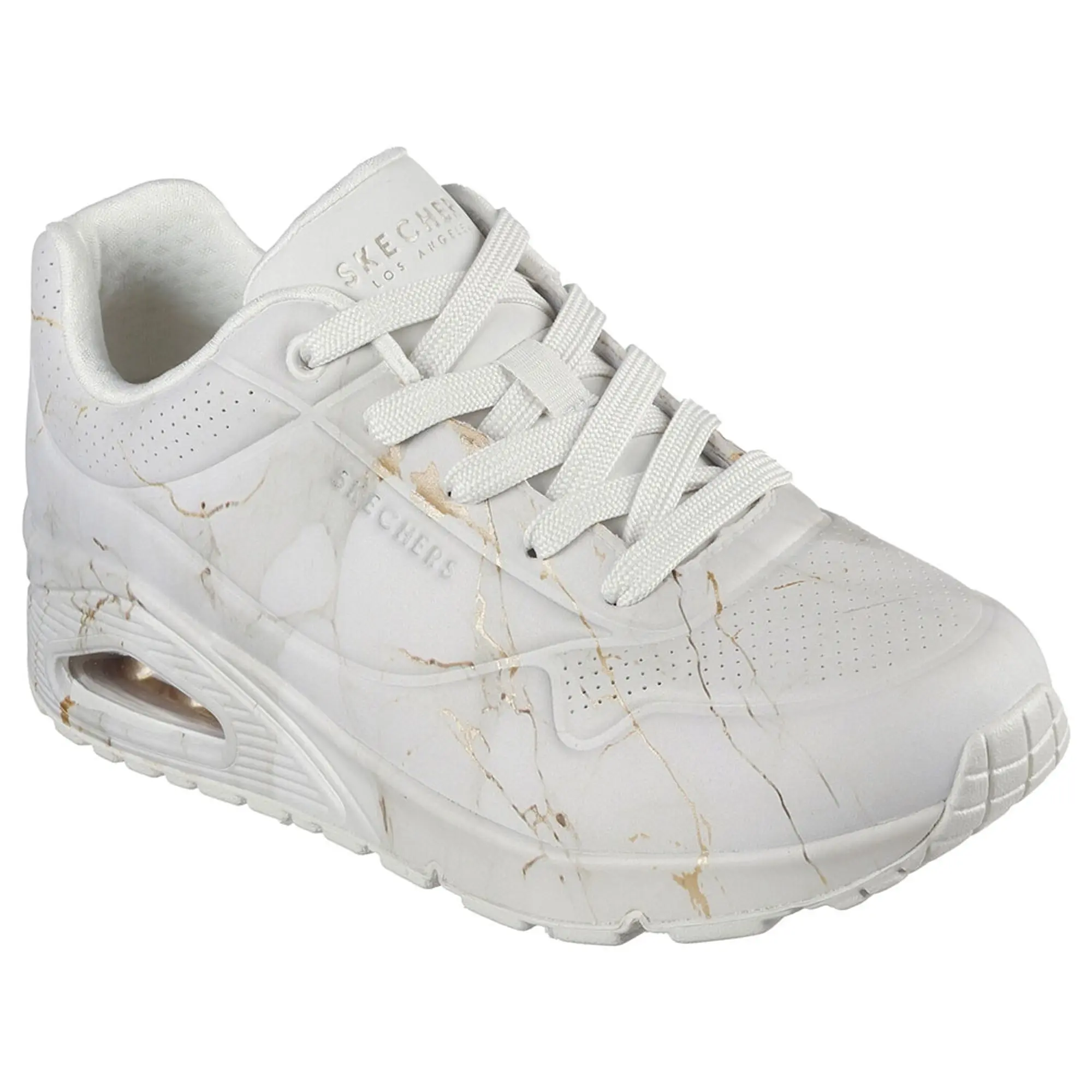 Skechers Women's Uno - Marble Marvel Sneaker in Off White