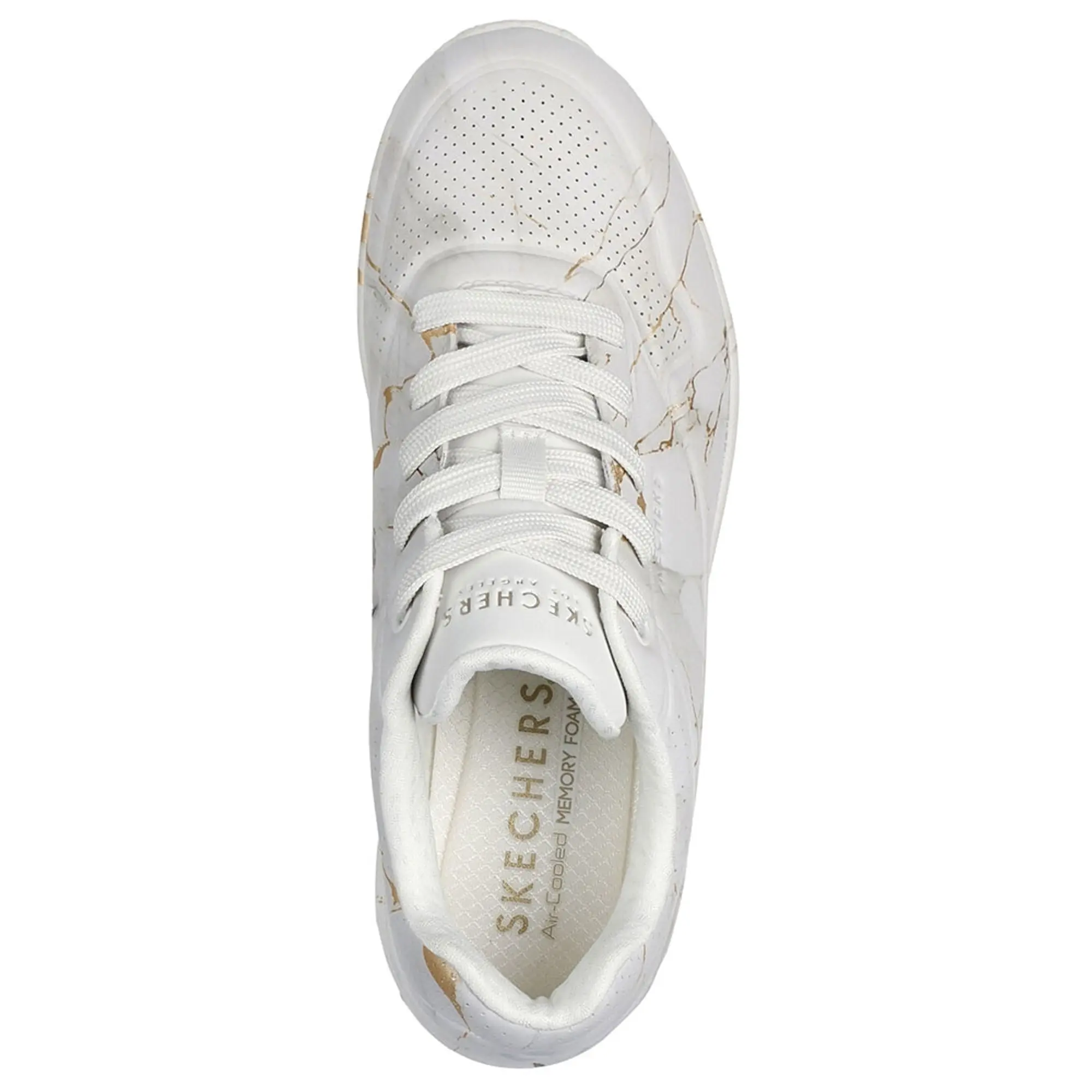 Skechers Women's Uno - Marble Marvel Sneaker in Off White