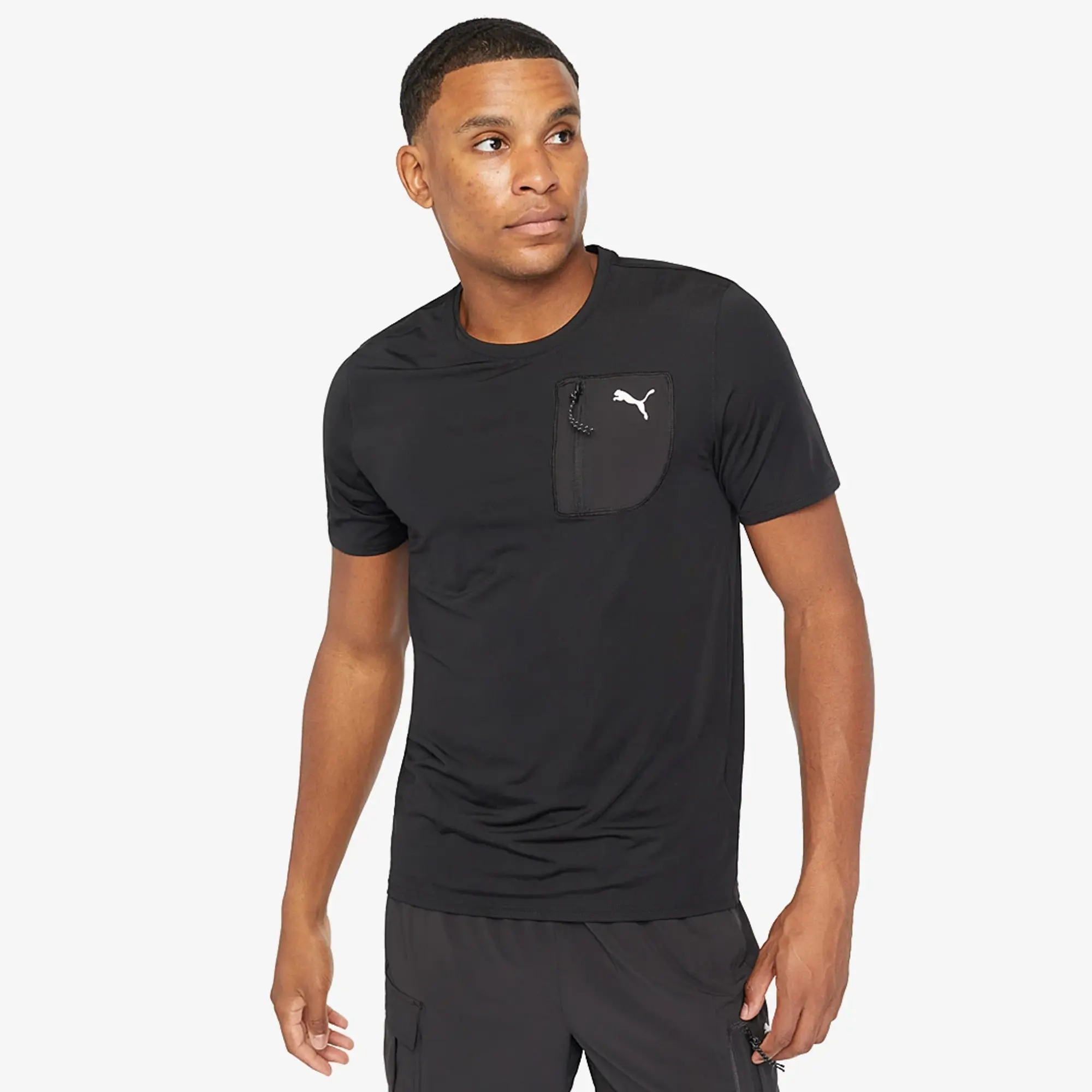 Puma Flex Cargo T-Shirt - Black - Size XS - Black