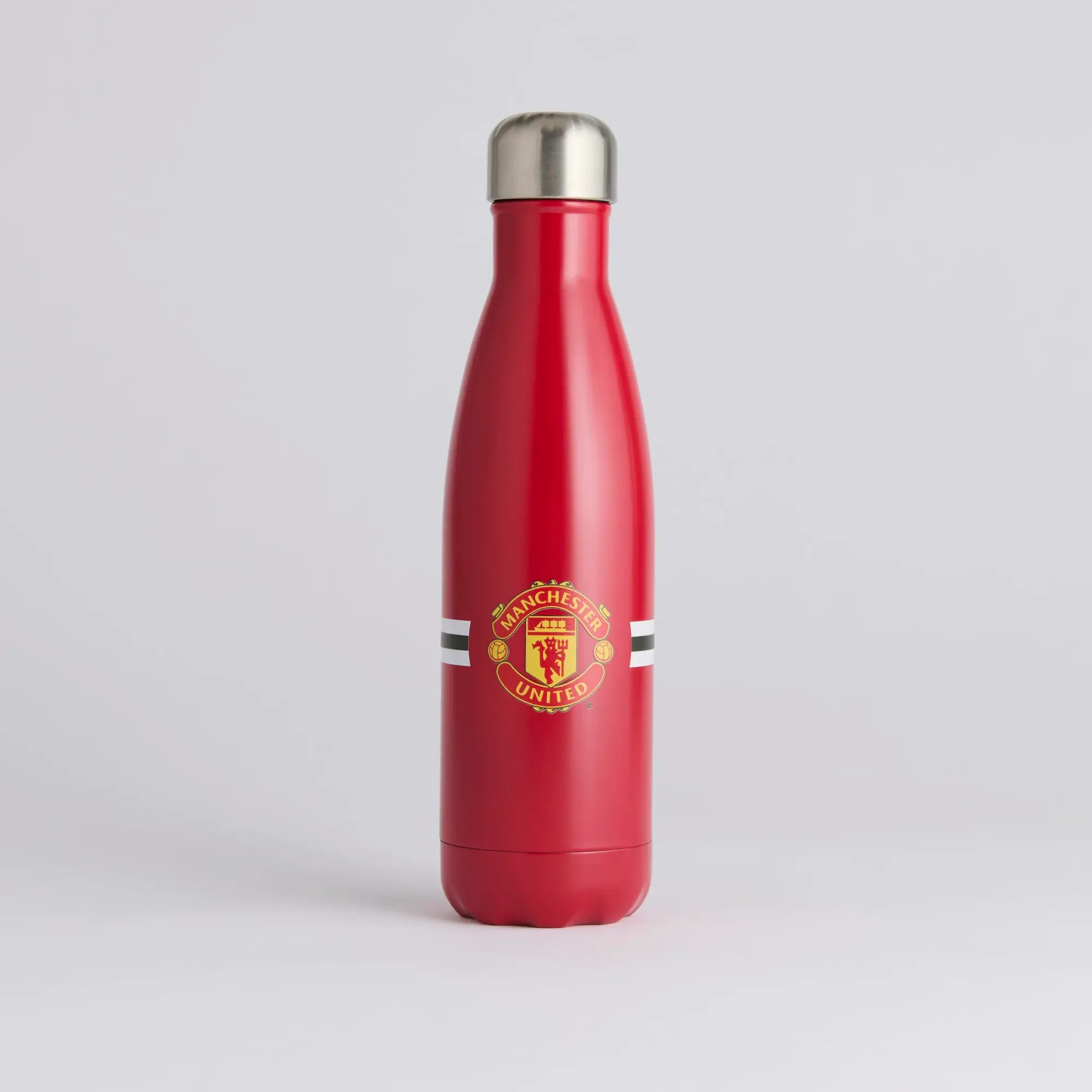 FOCO Manchester United Core Stripe Chill Bottle Red