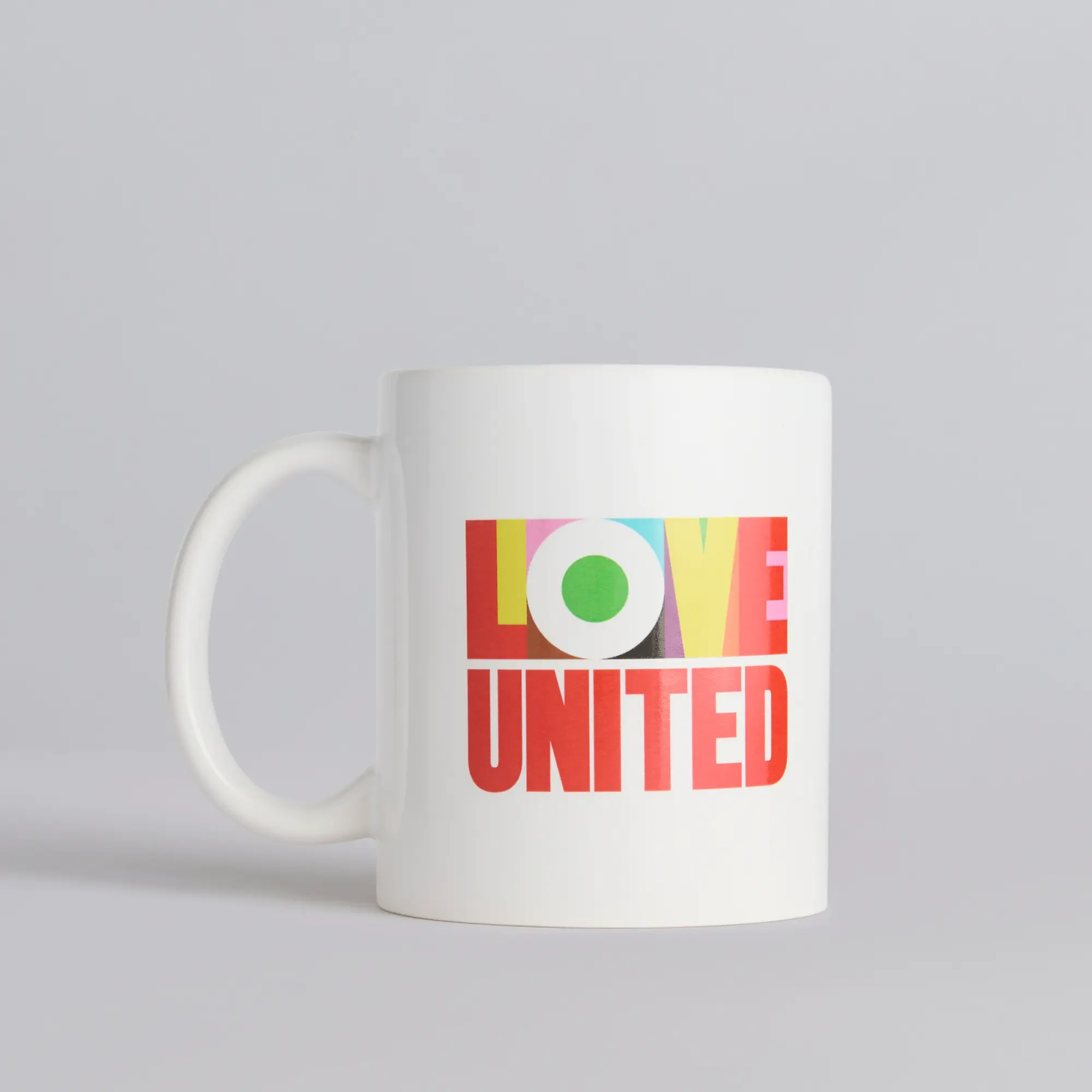 FOURTH WALL Manchester United Love United Mug White