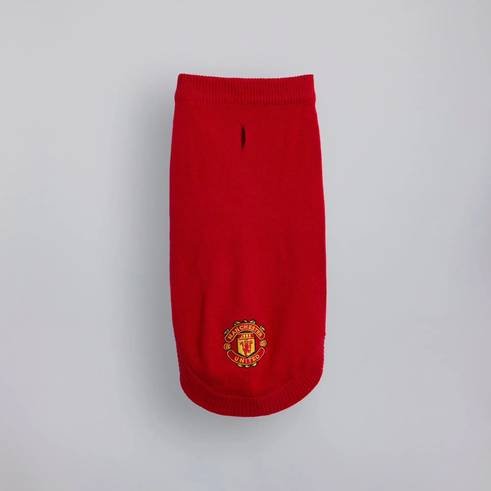 AM LONDON Manchester United Knitted Dog Jumper Red