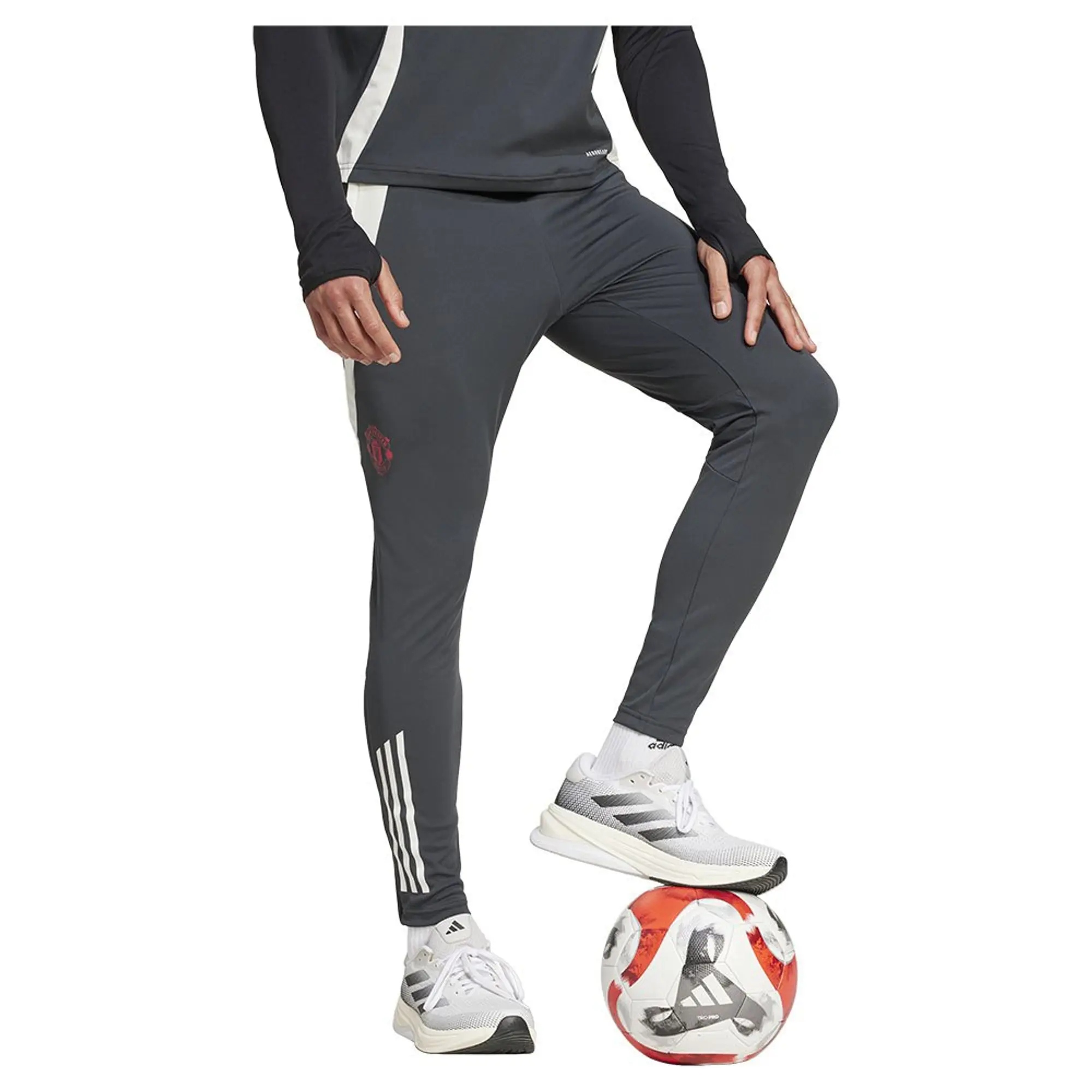 adidas Manchester United European Training Tiro 24 Training Pants Dark Grey