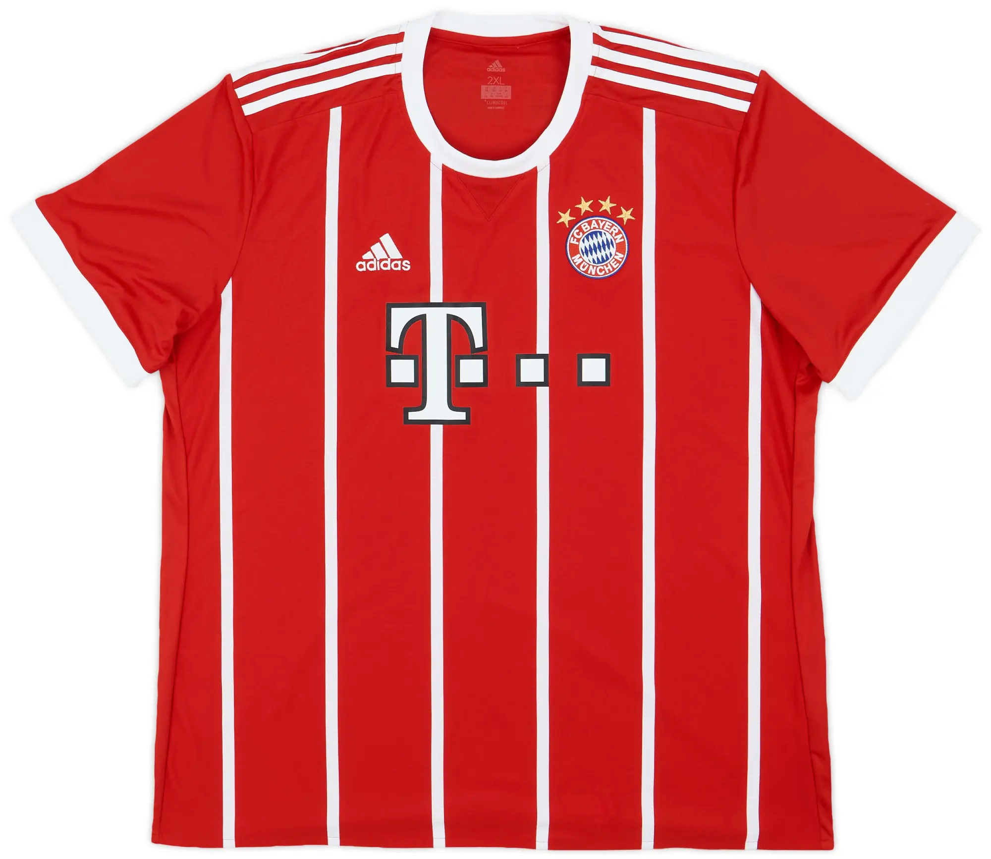 adidas 2017-18 Bayern Munich Home Shirt - 9/10 - (XXL)