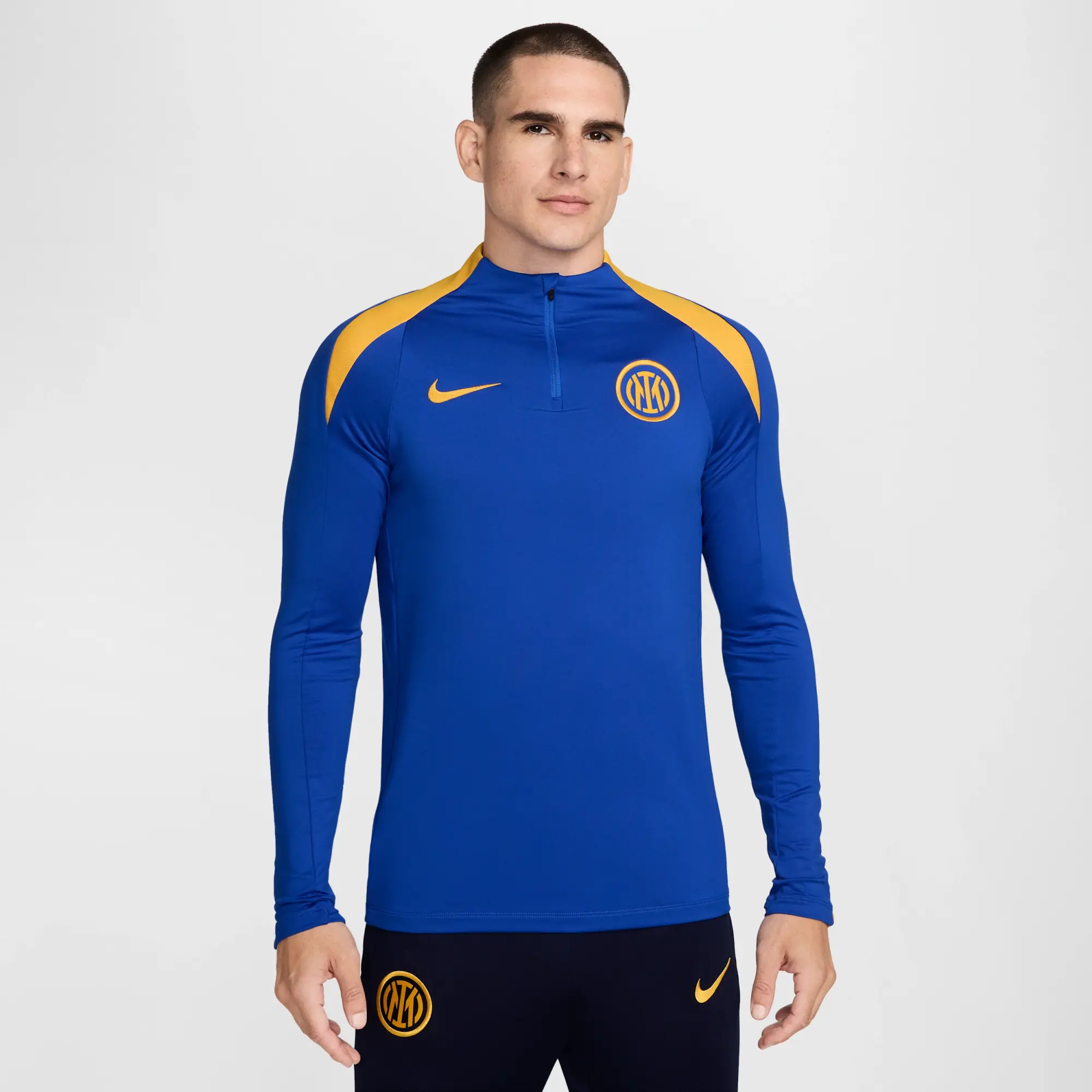 Inter Milan Strike Third Men's Nike Dri-FIT Football Drill Top - Blue - Polyester/Elastane