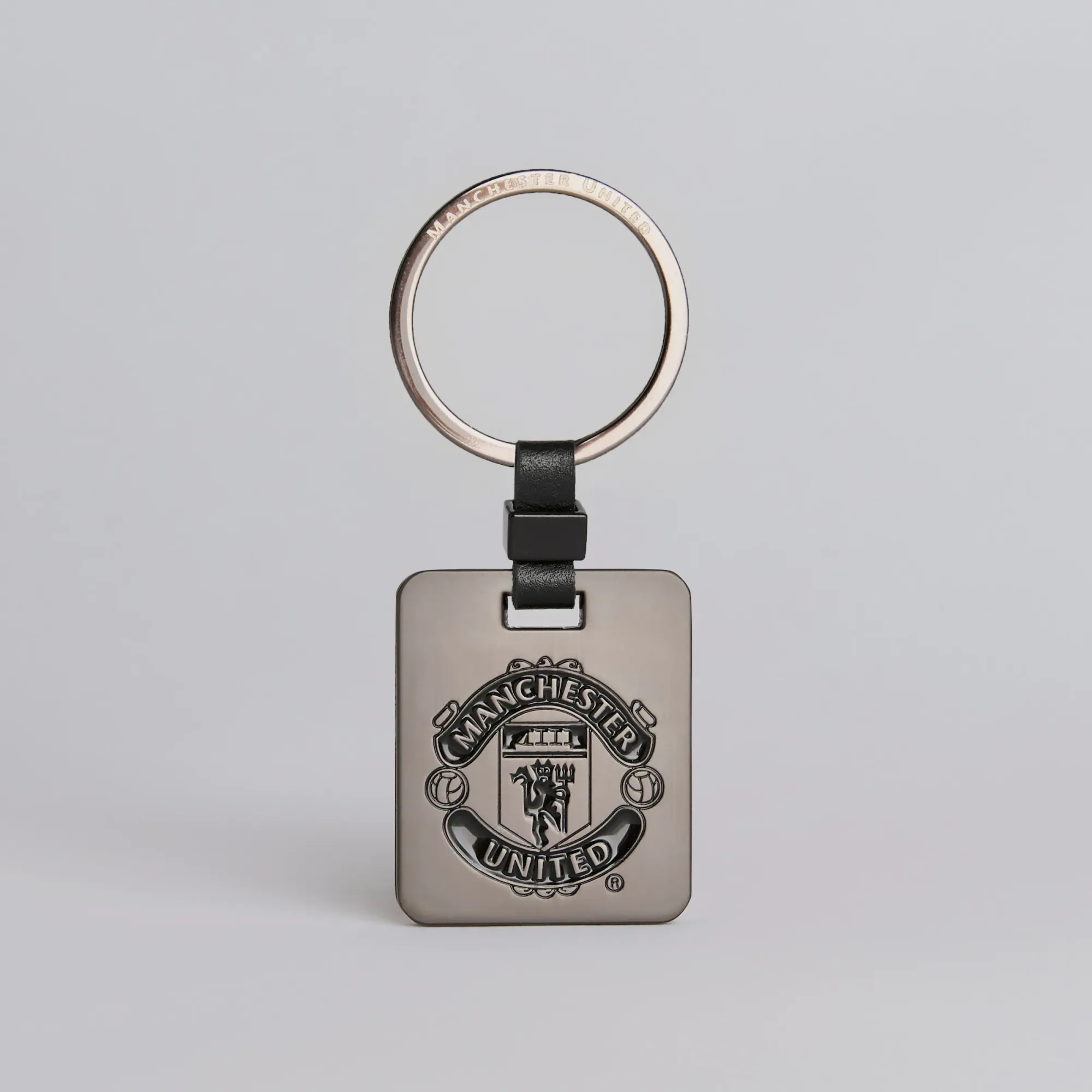 Storm Manchester United Galvanised Keyring Black