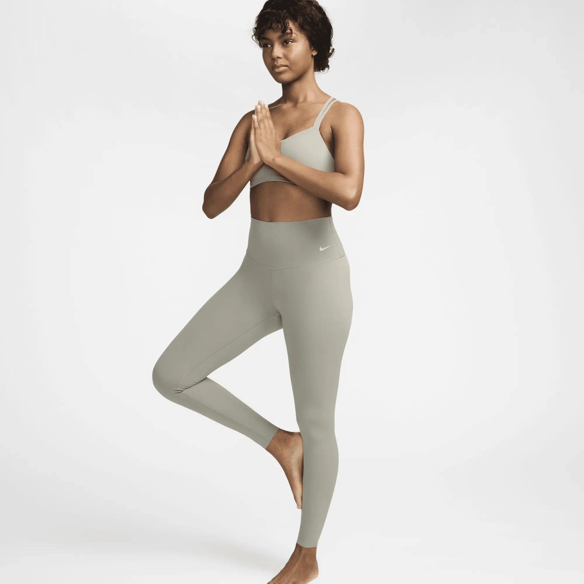 Pants Nike Zenvy Women's Gentle-Support High-Waisted Full-Length Leggings Light Army/ Black Xs