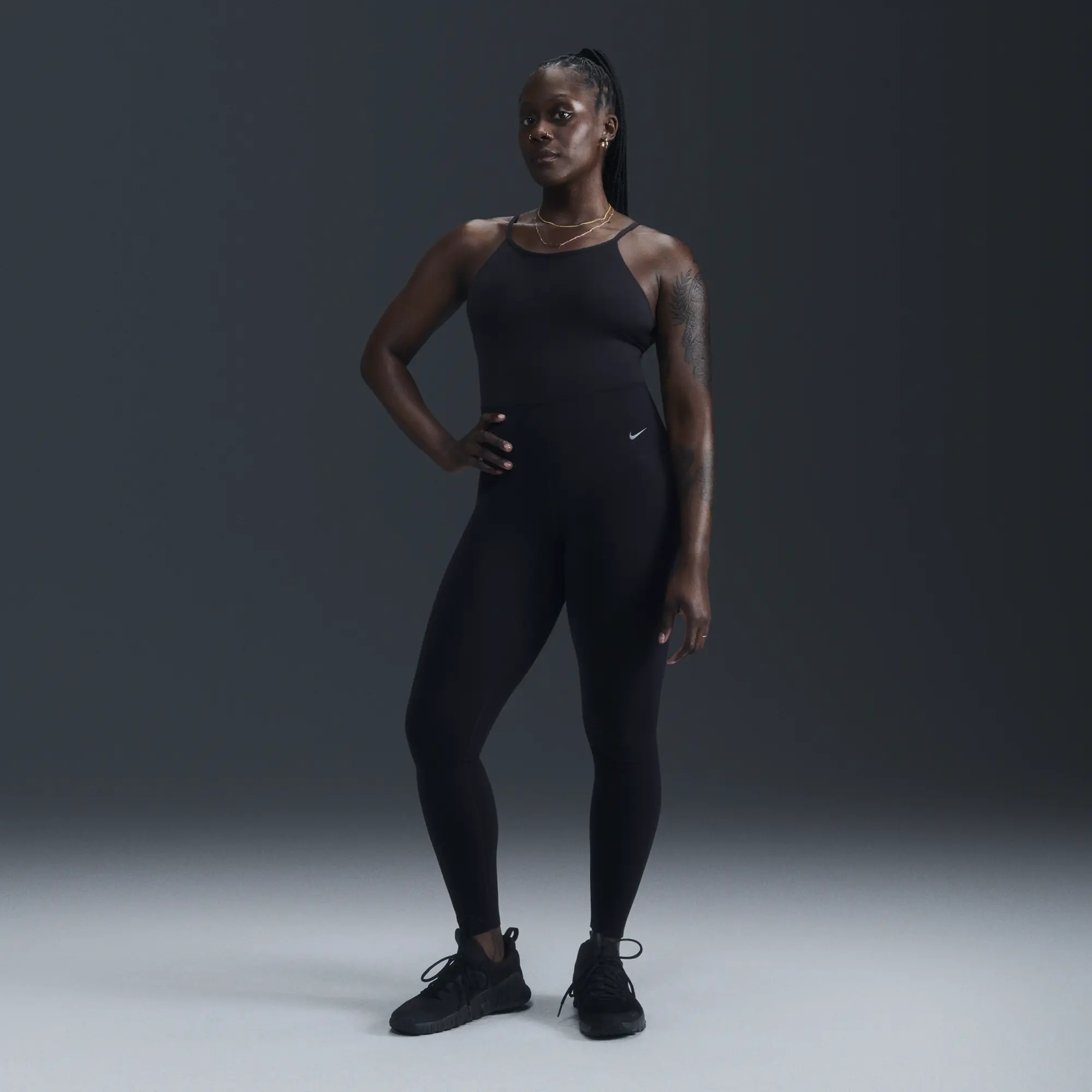 Nike Training Zenvy Dri-Fit High Waisted Full Length Leggings In Black