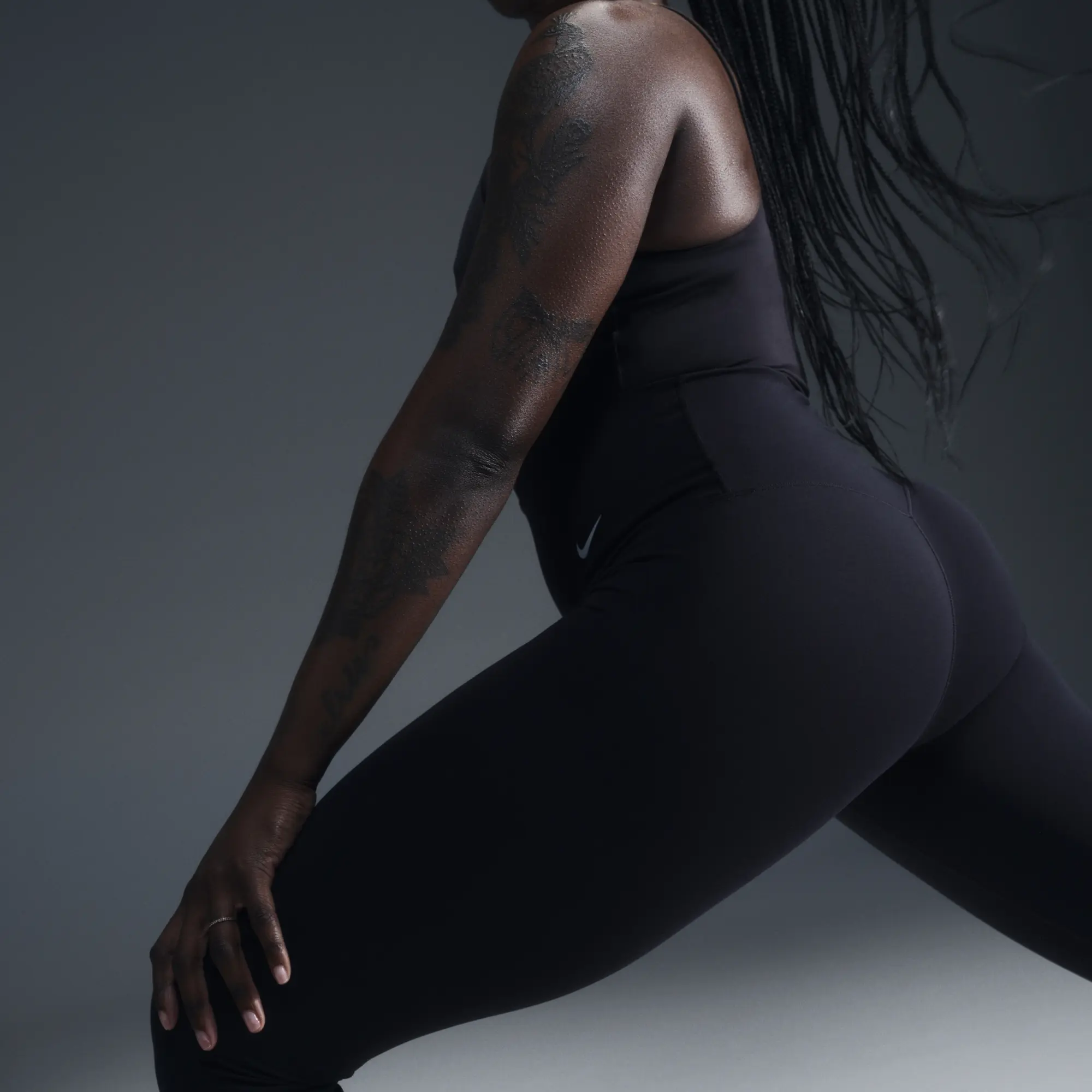 Nike Training Zenvy Dri-Fit High Waisted Full Length Leggings In Black