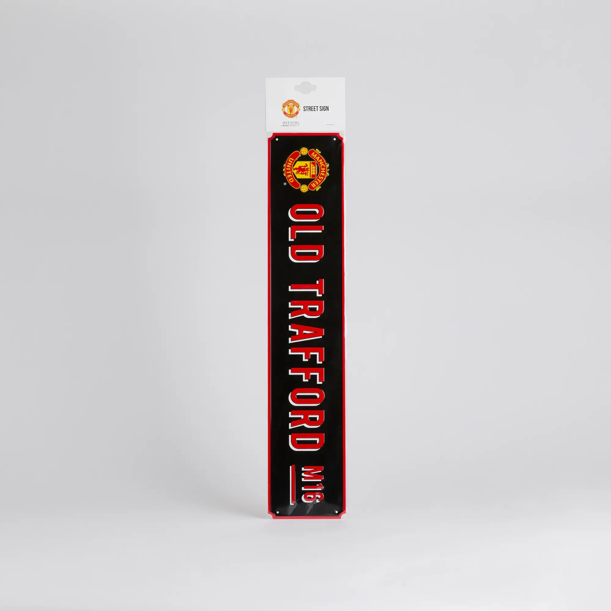 FOCO Manchester United Vintage Street Sign Black