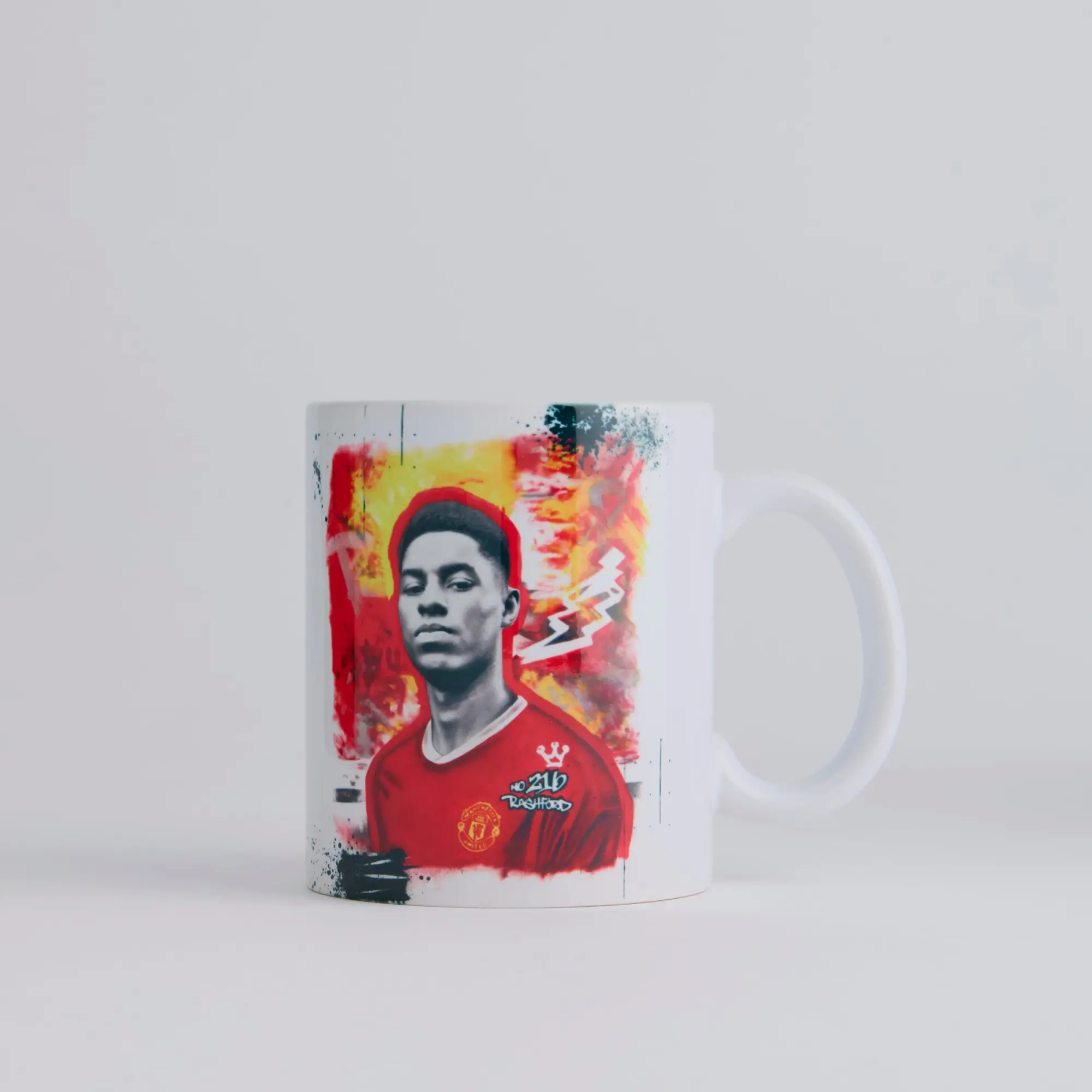 Storm Manchester United Graffiti Rashford Mug White