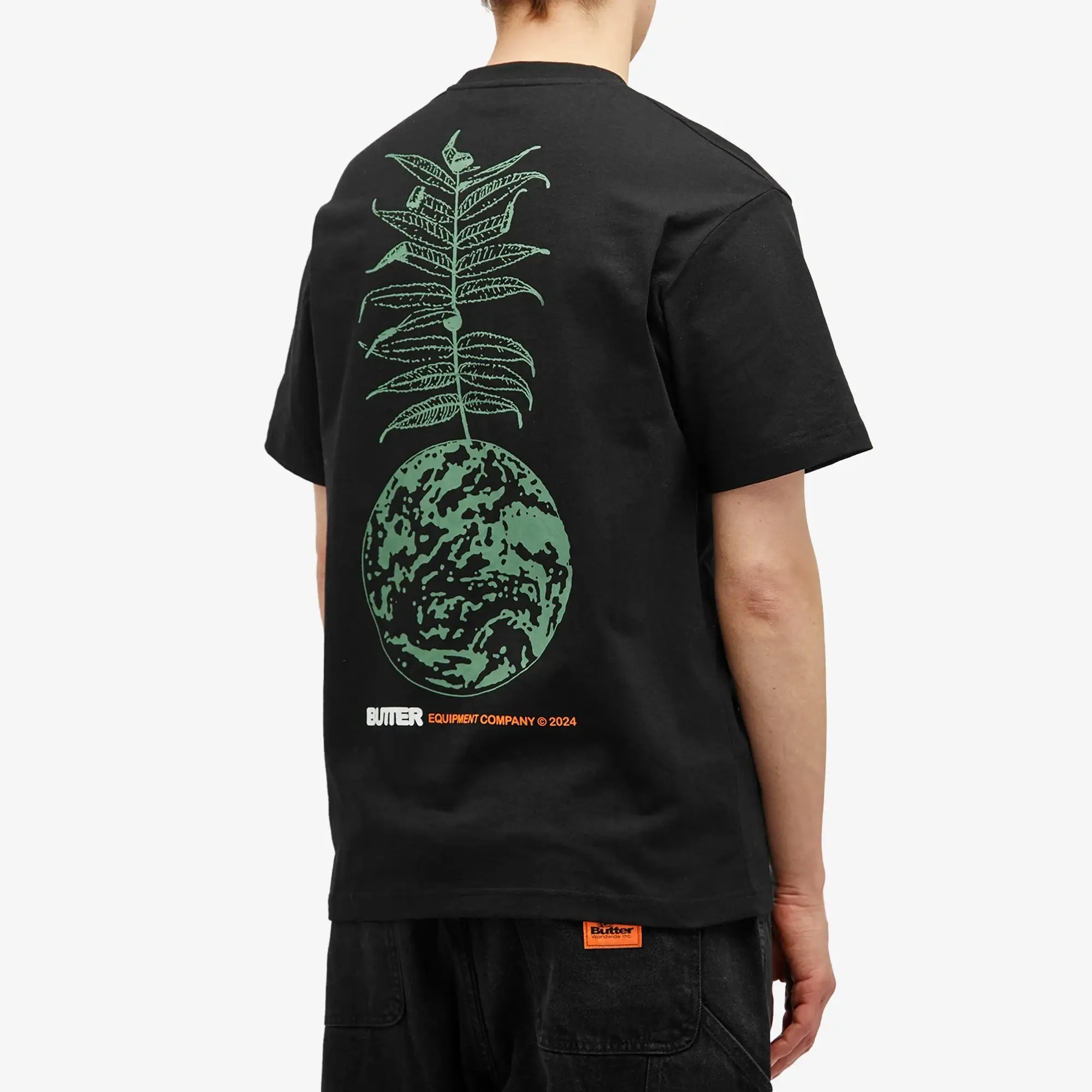 Butter Goods Men's Earth T-Shirt Black